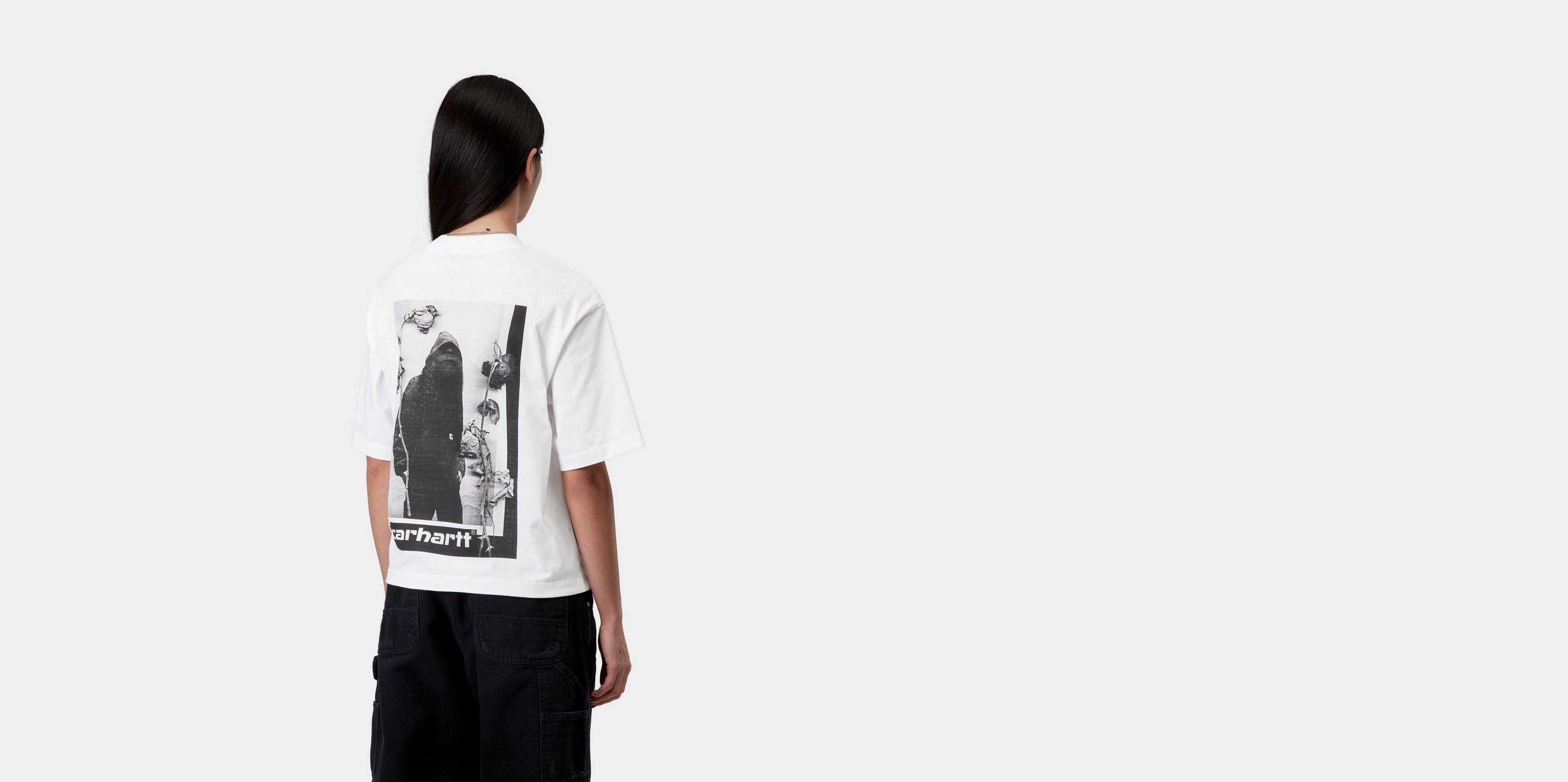Carhartt WIP Women's S/S Archive Script T-Shirt, White | Official