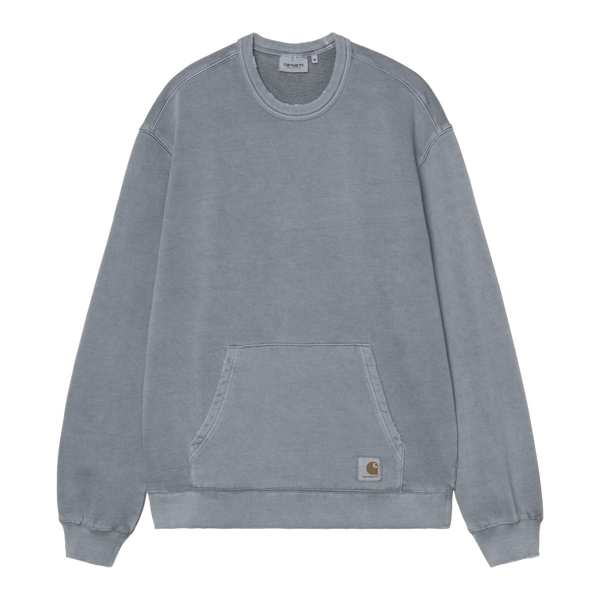 Torion Sweatshirt Office Blue grind wash