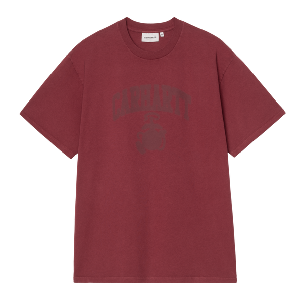 S/S Faded Pond Corps T-Shirt Marsala heavy stone wash