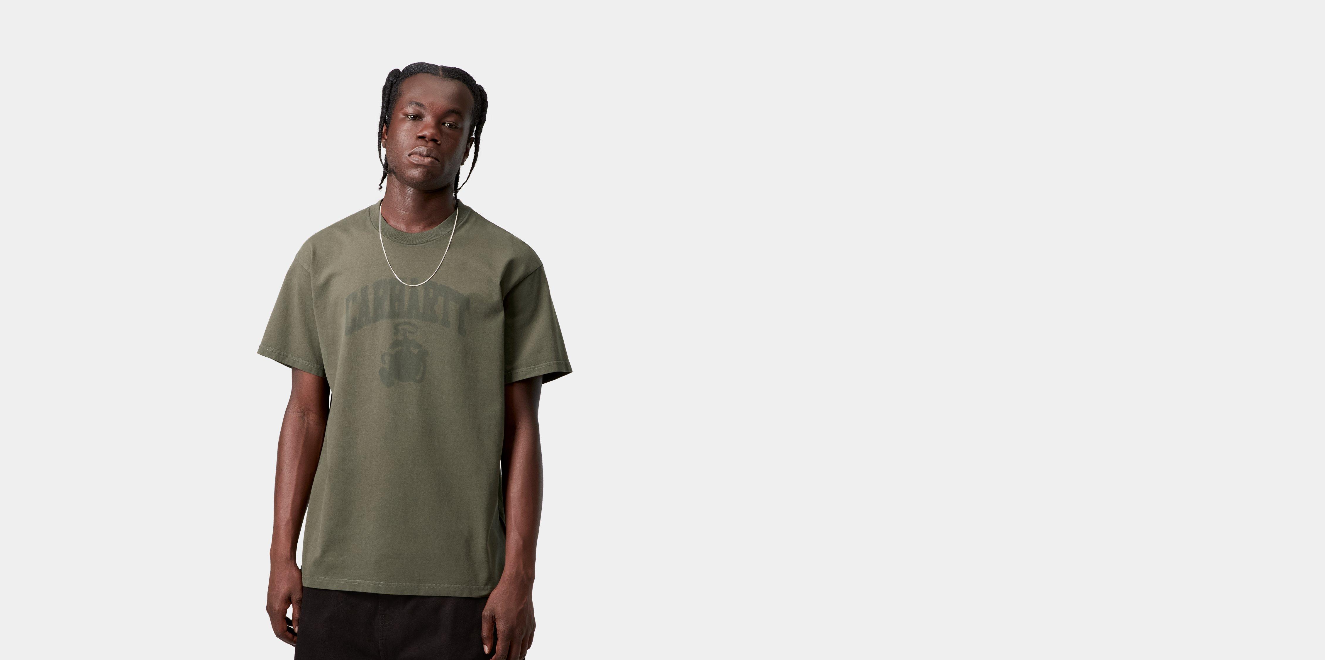 Carhartt WIP S/S Faded Pond Corps T-Shirt Cypress heavy stone wash | green | XL | Men