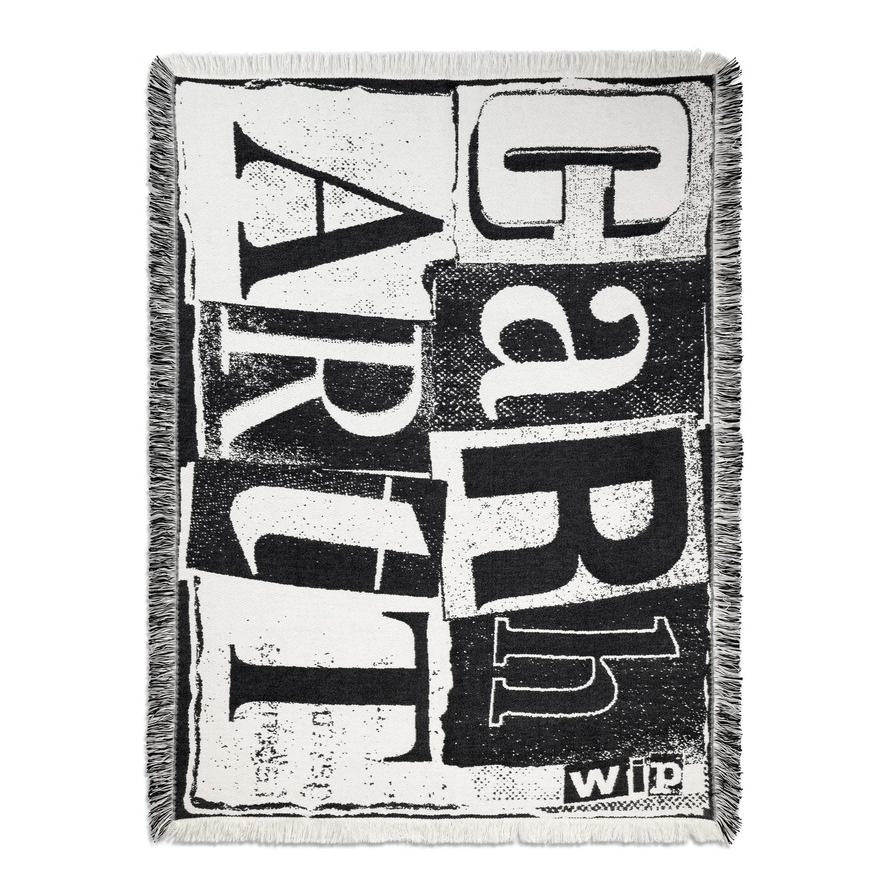 Carhartt WIP Letterpress Blanket Black / Wax