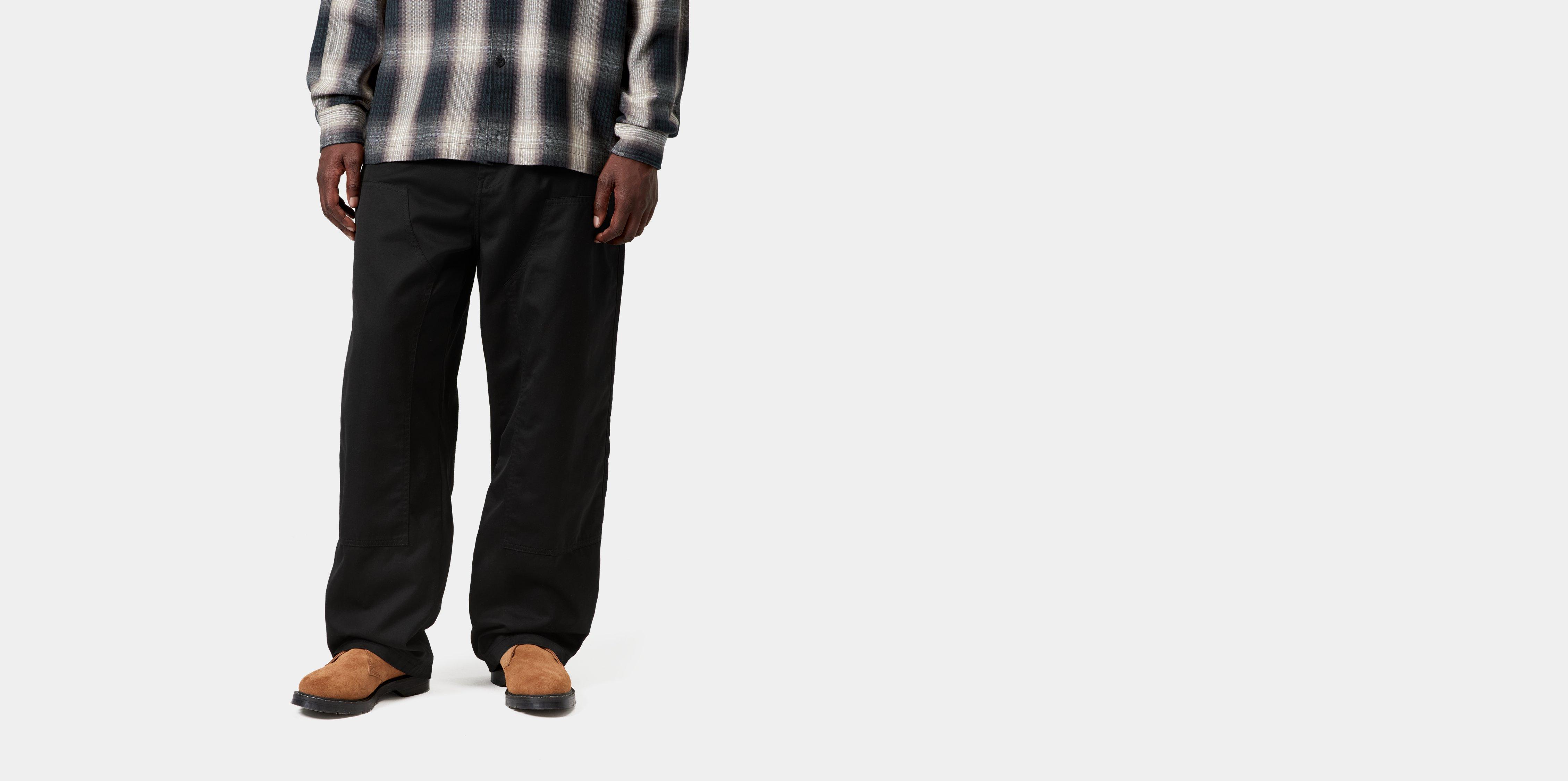 Carhartt WIP Brady Double Knee Chino Pant Black rinsed | M | Men