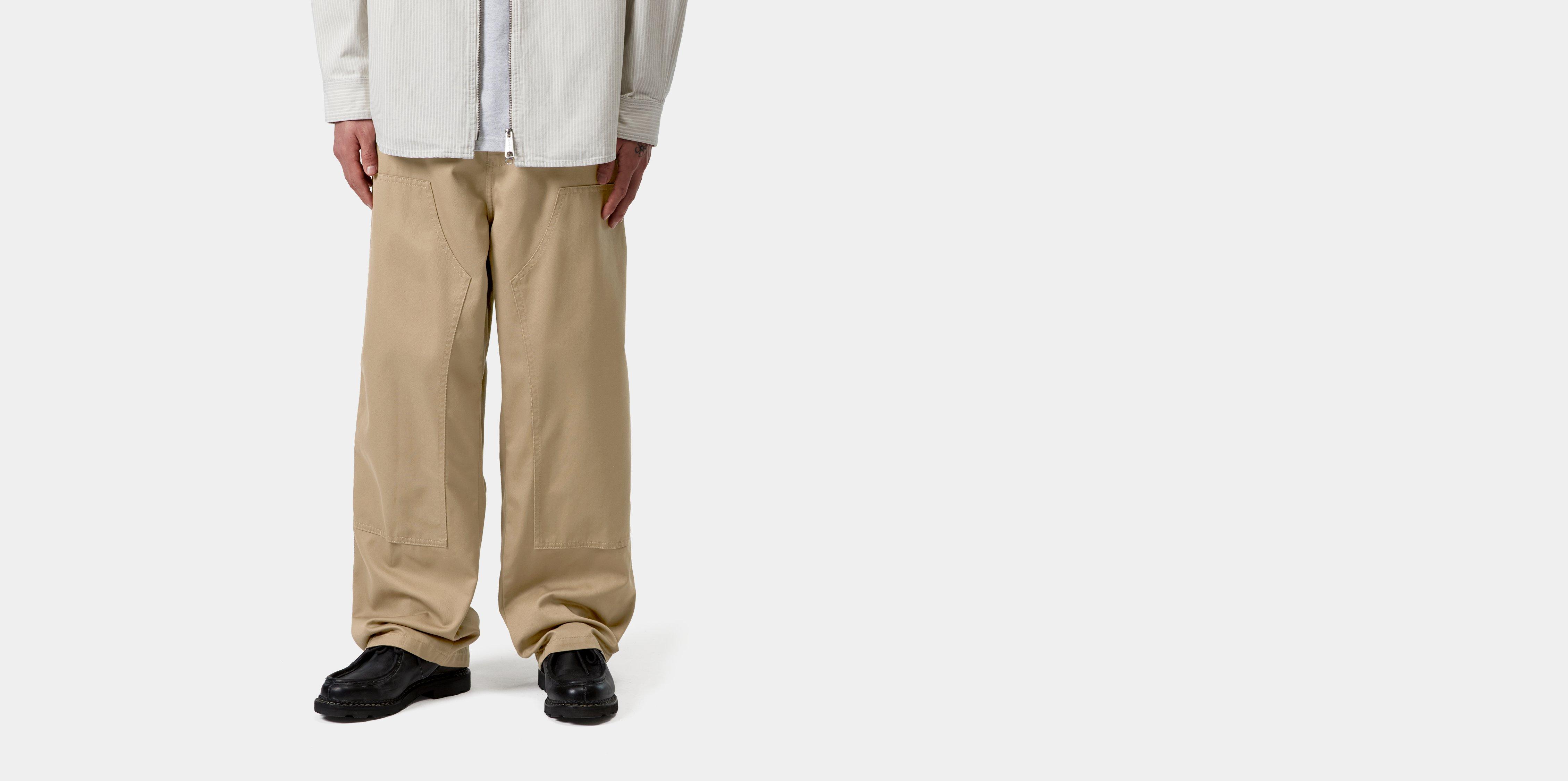 Carhartt WIP Brady Double Knee Chino Pant Leather rinsed | beige|brown | L | Men