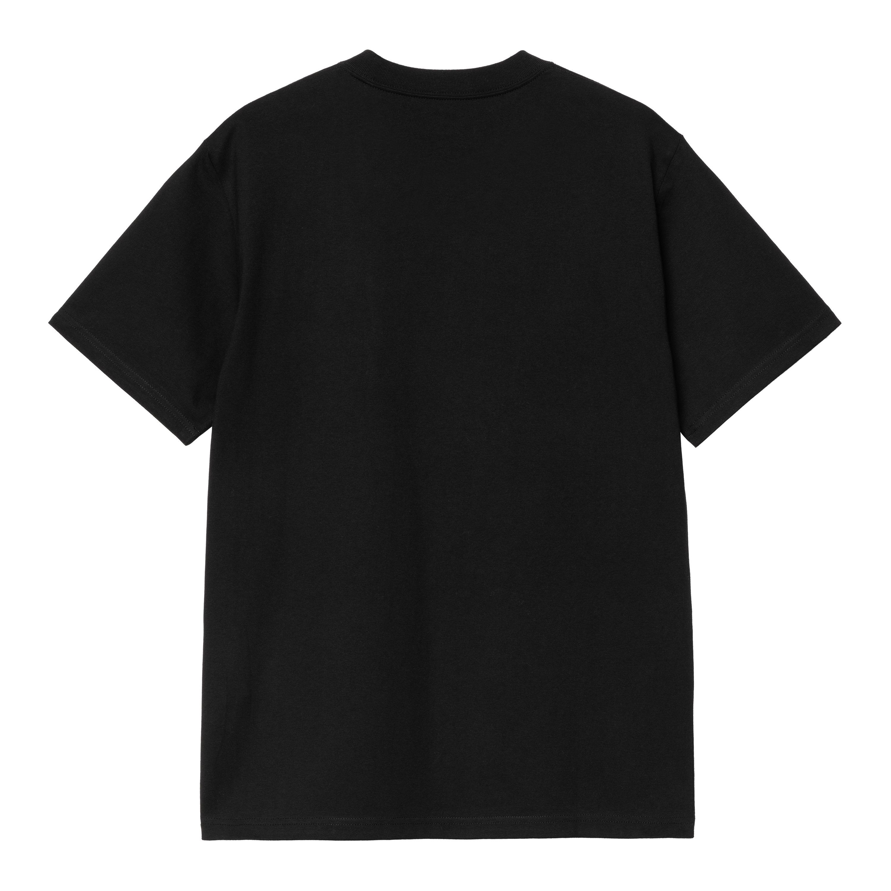 Carhartt WIP S/S University Script T-Shirt, Black / White