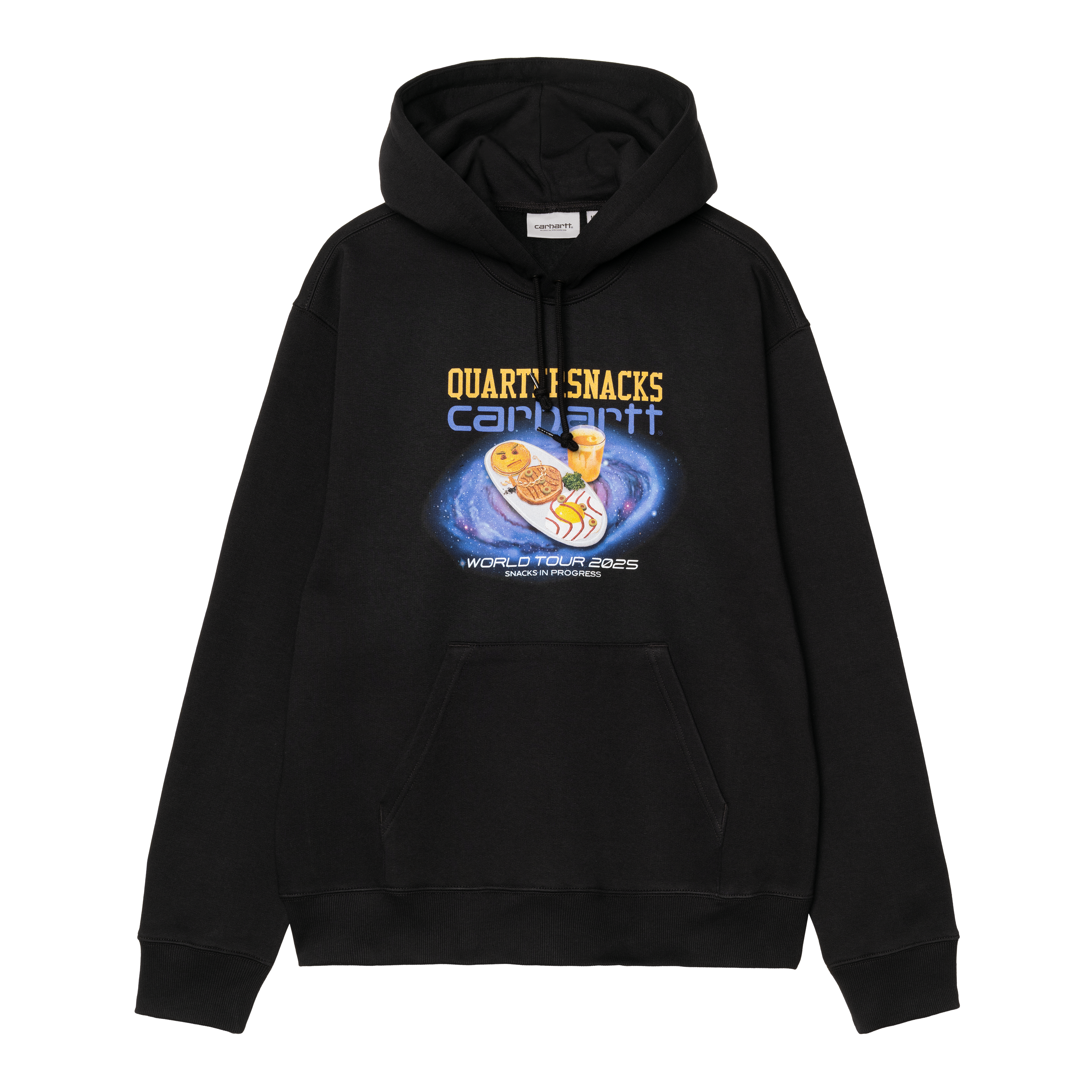 Carhartt WIP Carhartt WIP x Quartersnacks World Tour 2025 Hooded Sweatshirt in Black