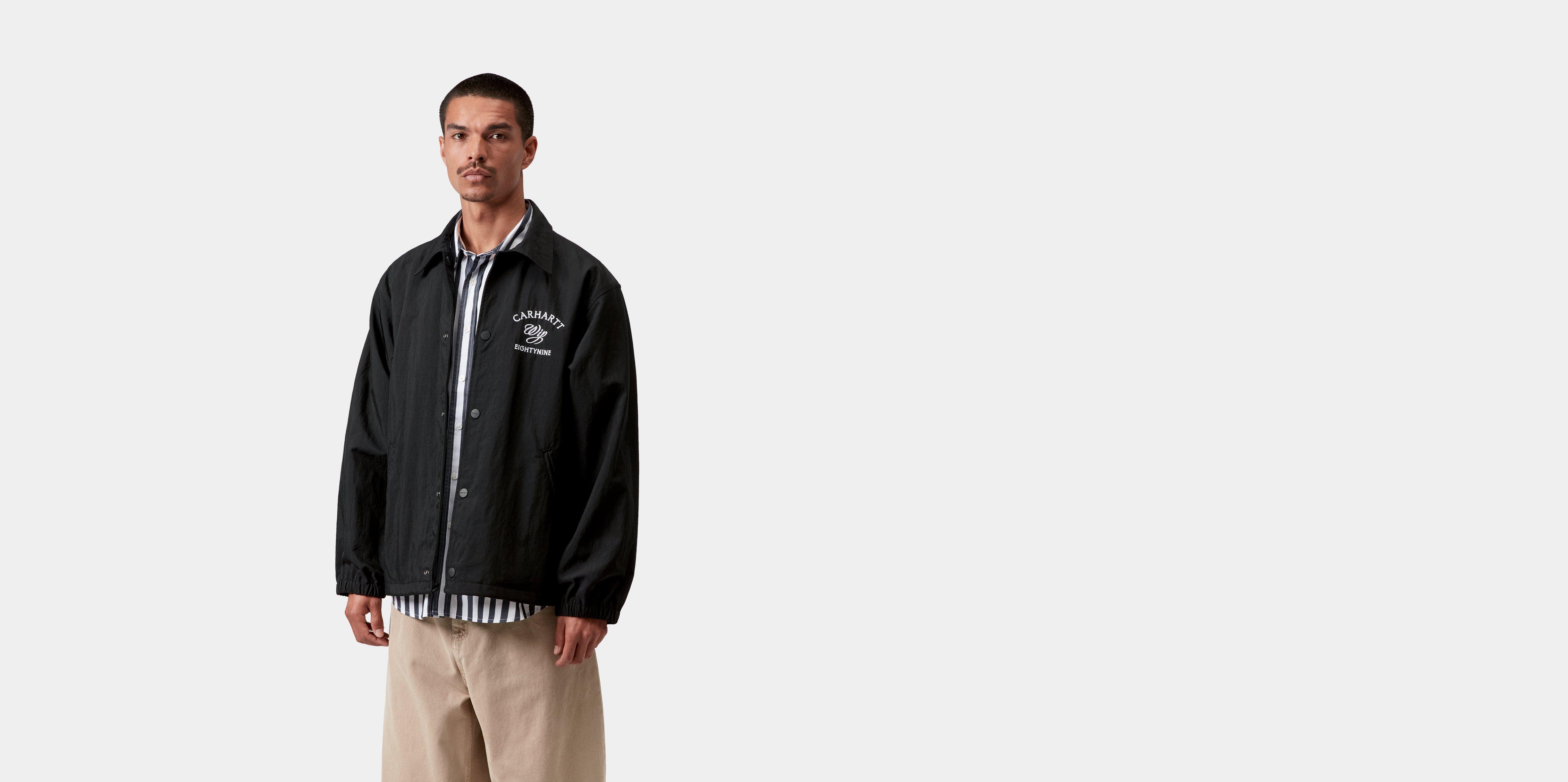 Carhartt WIP Eightynine Coach Jacket Black / White | S | Men