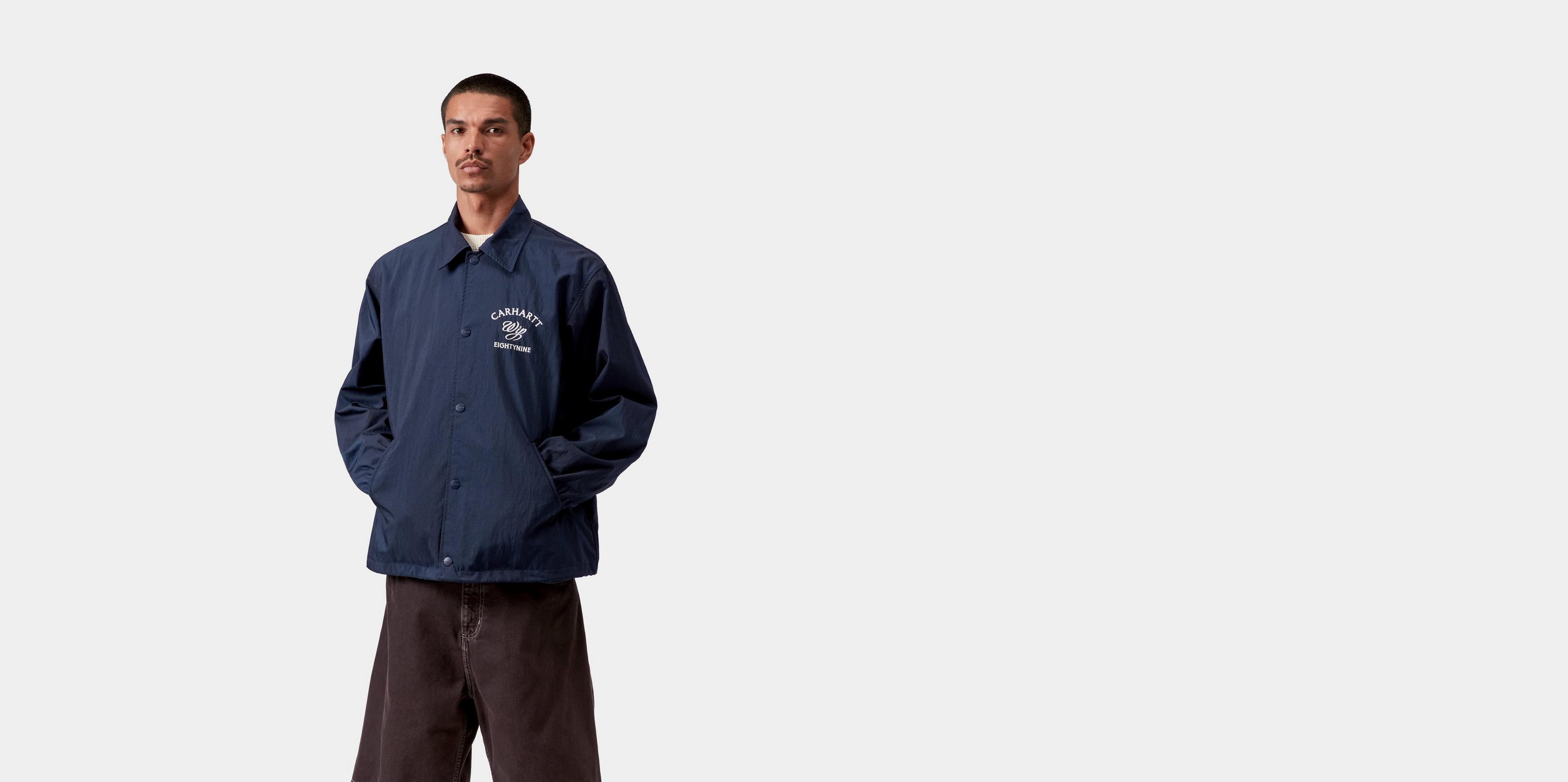 Carhartt WIP Eightynine Coach Jacket, Jupiter / White | Official