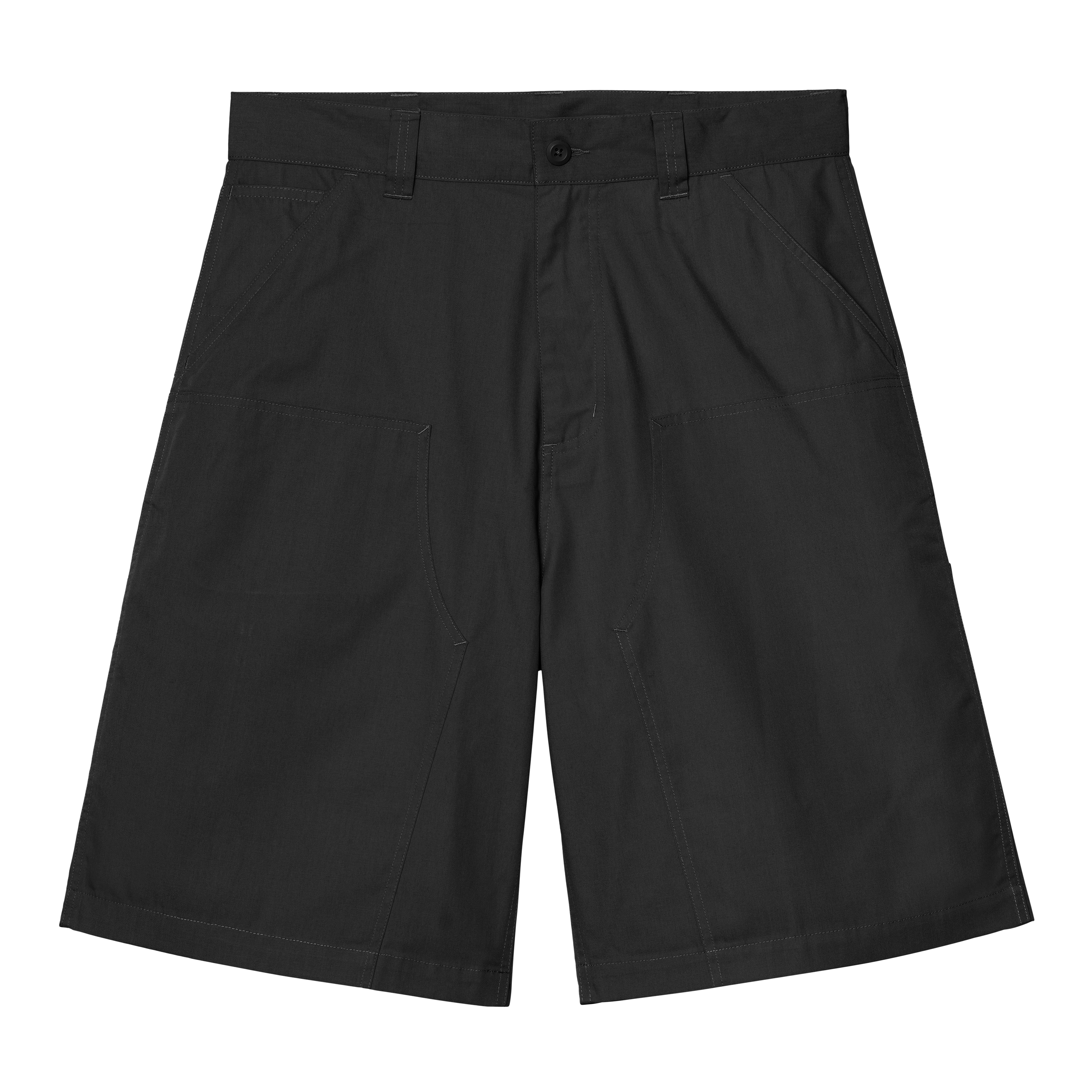 Carhartt WIP Postal Double Knee Short, Black | Official Online Store