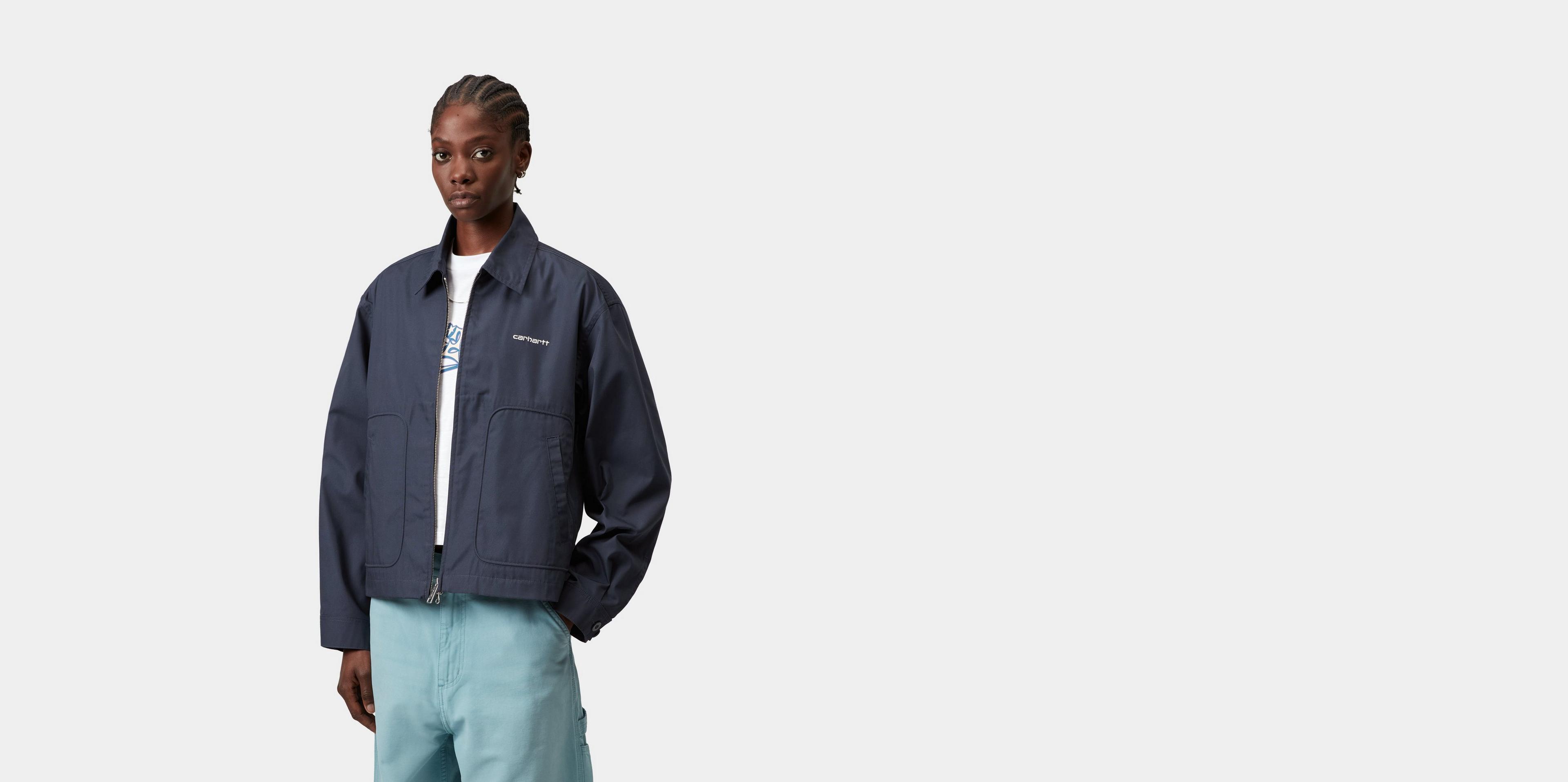 Carhartt WIP Women's Postal Jacket, Blue / Wax | Official Online Store
