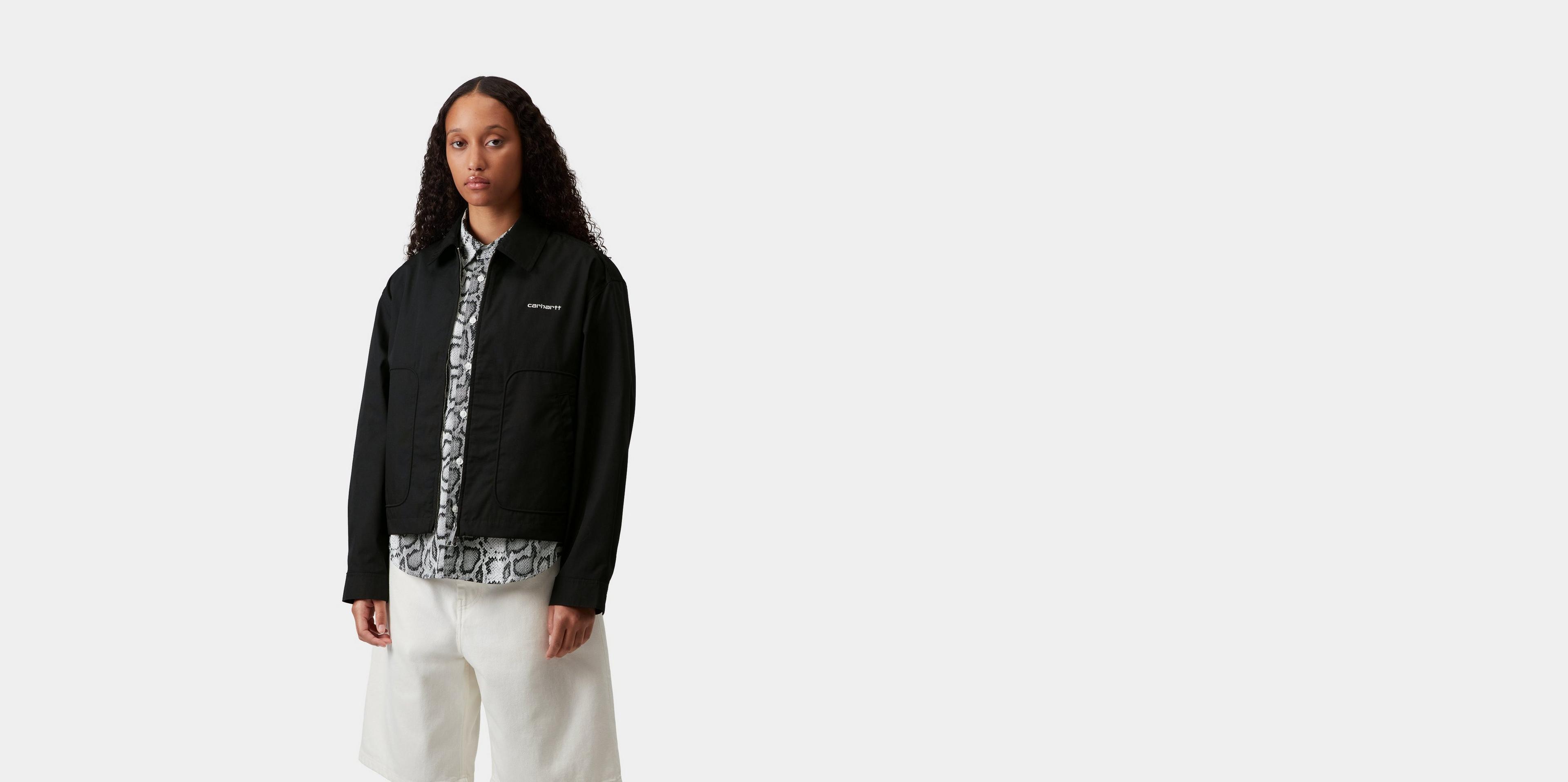 Carhartt WIP Women's Postal Jacket, Black / Wax | Official Online