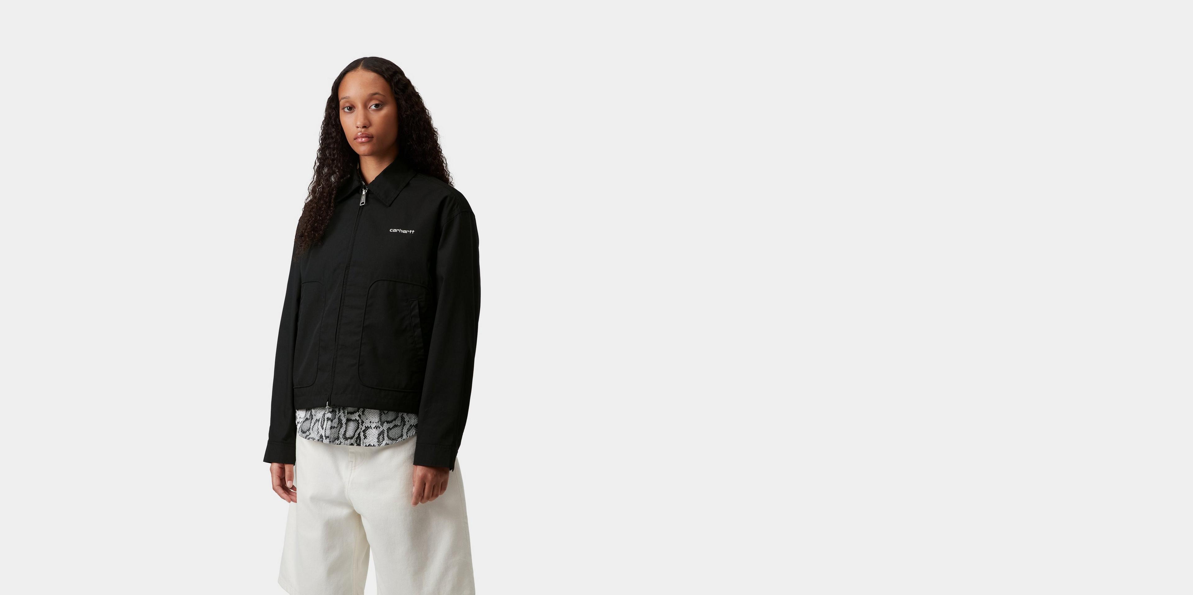 Carhartt WIP Women's Postal Jacket, Black / Wax | Official Online