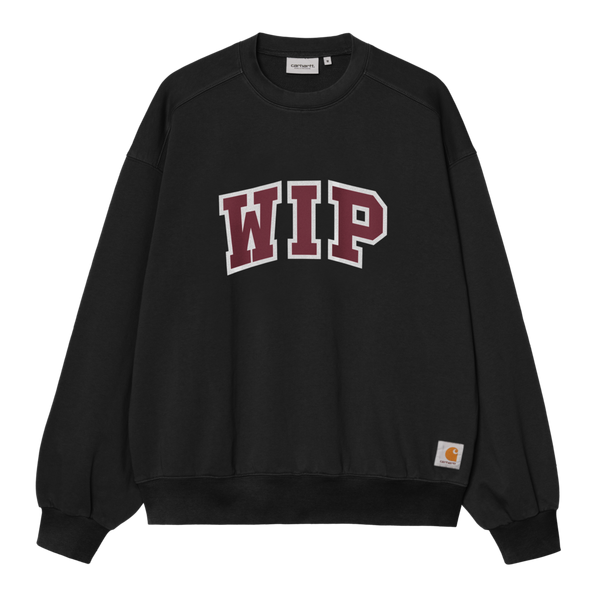 WIP III Sweatshirt Black heavy stone wash