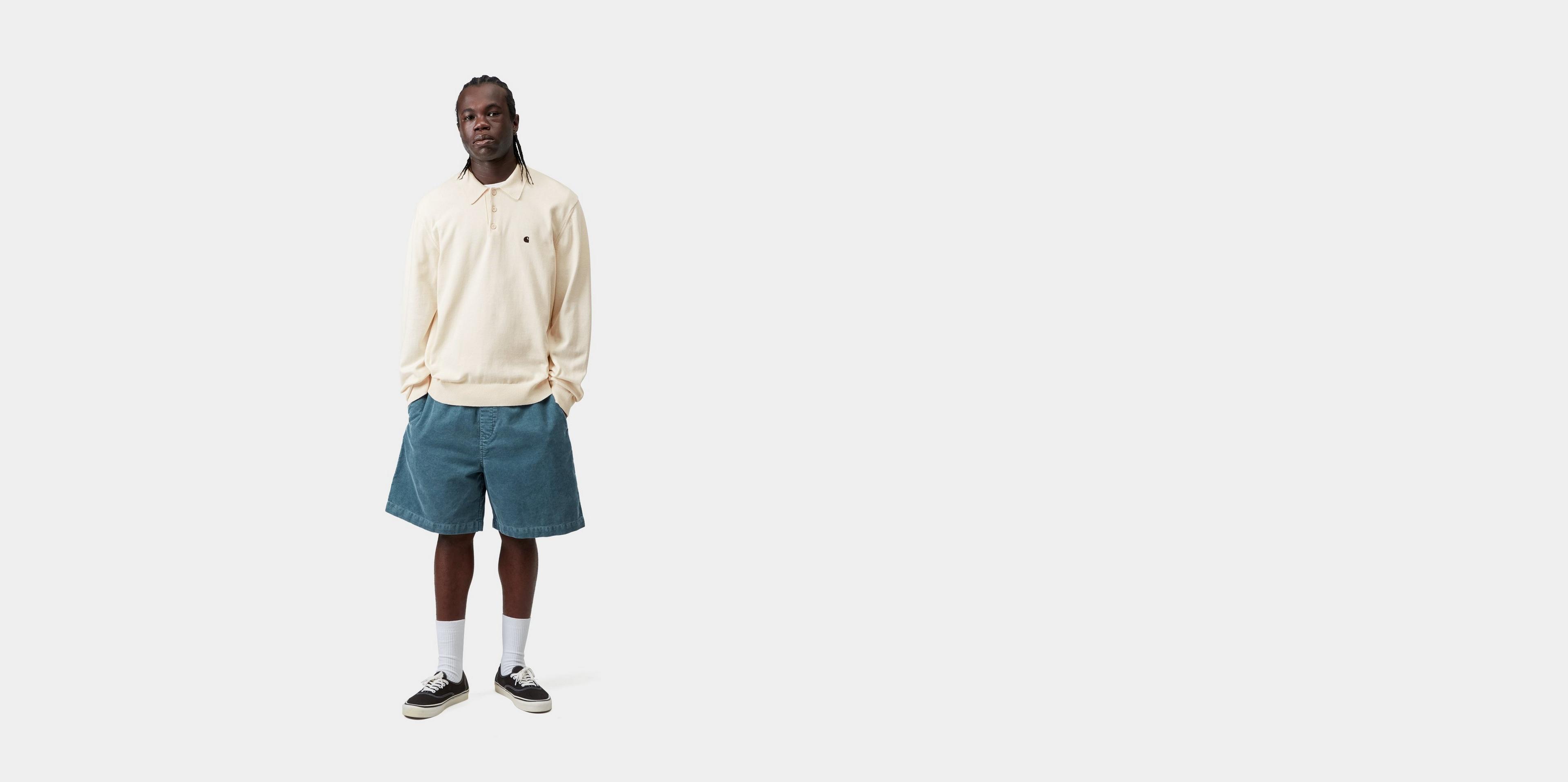 Carhartt WIP L/S Madison Polo, Cinnerus / Black | Official Online