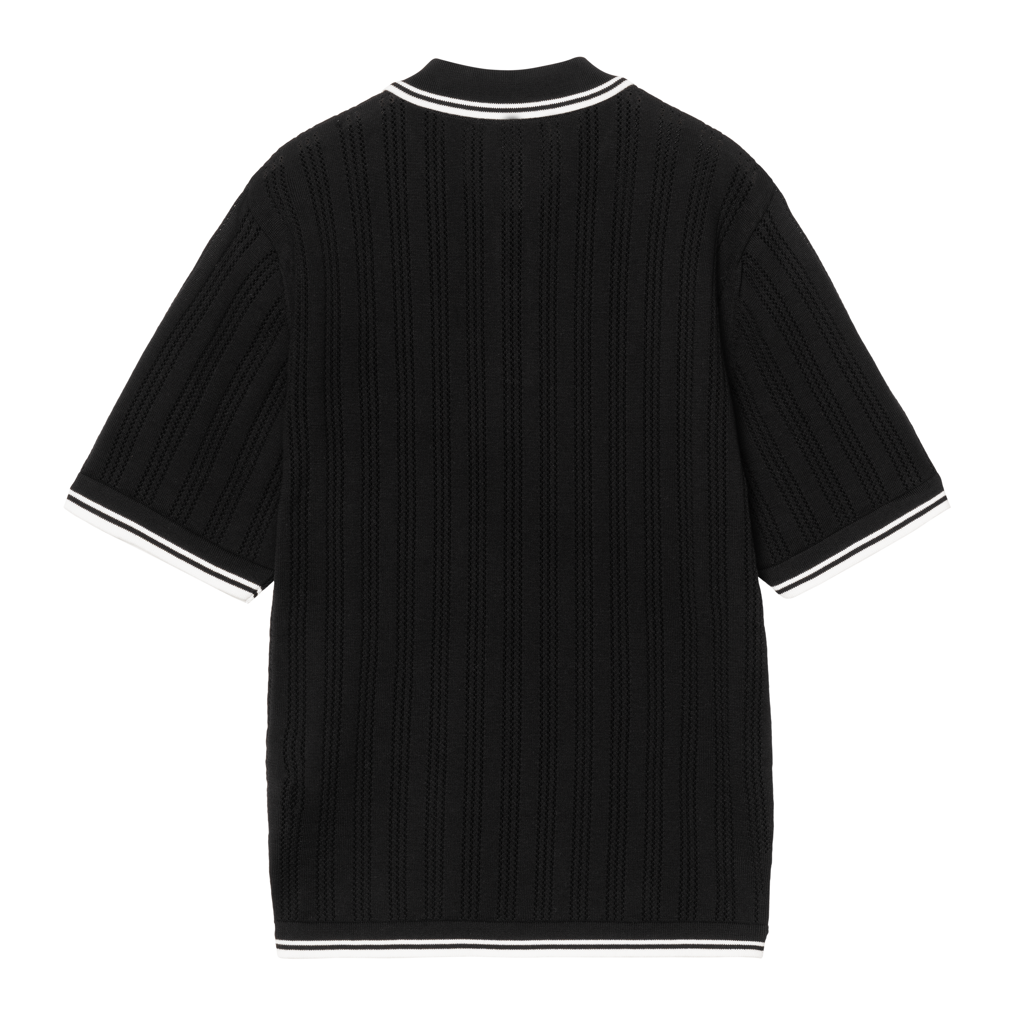 Carhartt WIP S/S Ramsey Polo, Black / Wax | Official Online Store