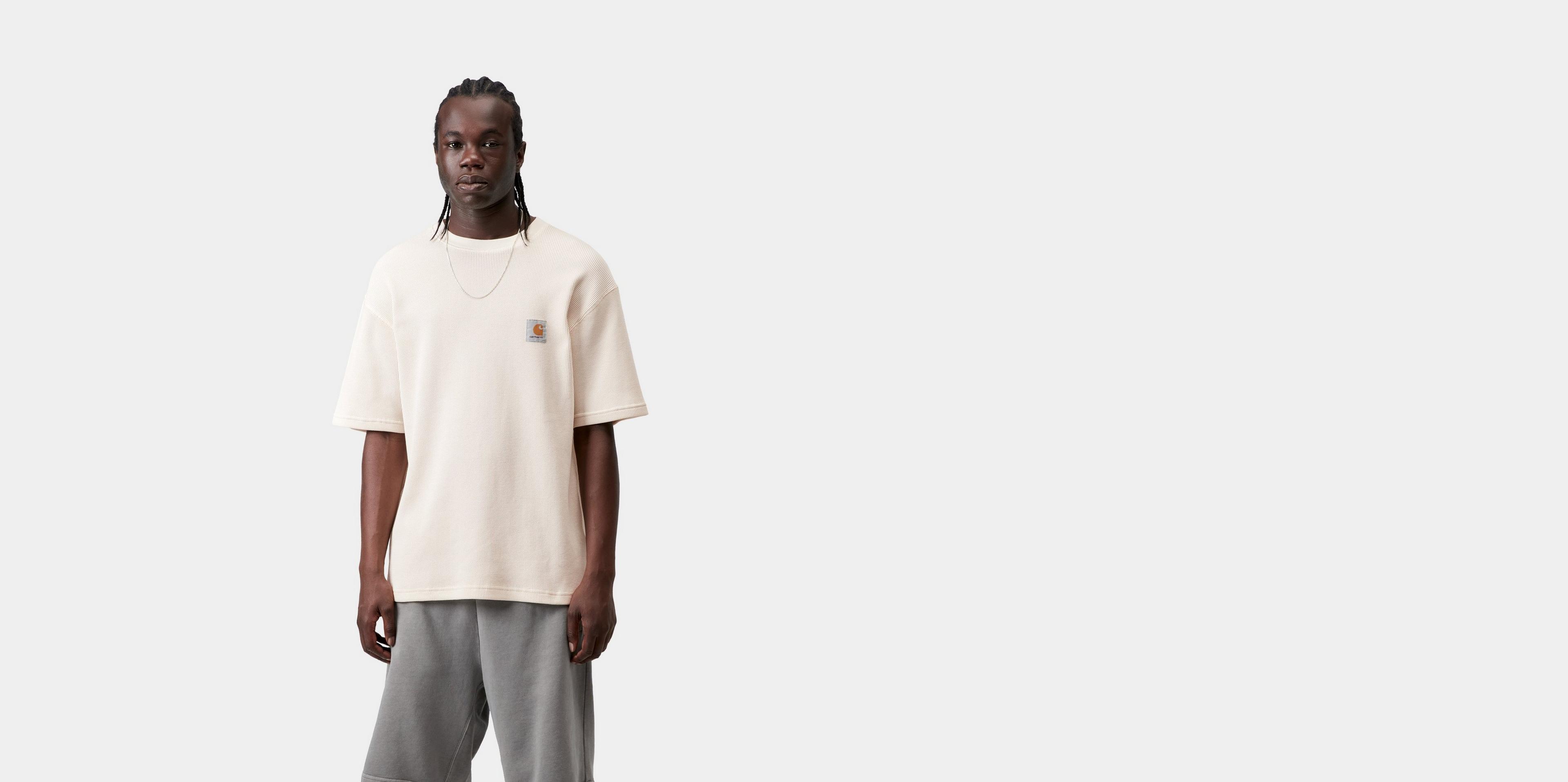 Carhartt WIP S/S Nelson Waffle T-Shirt, Natural | Officiële online