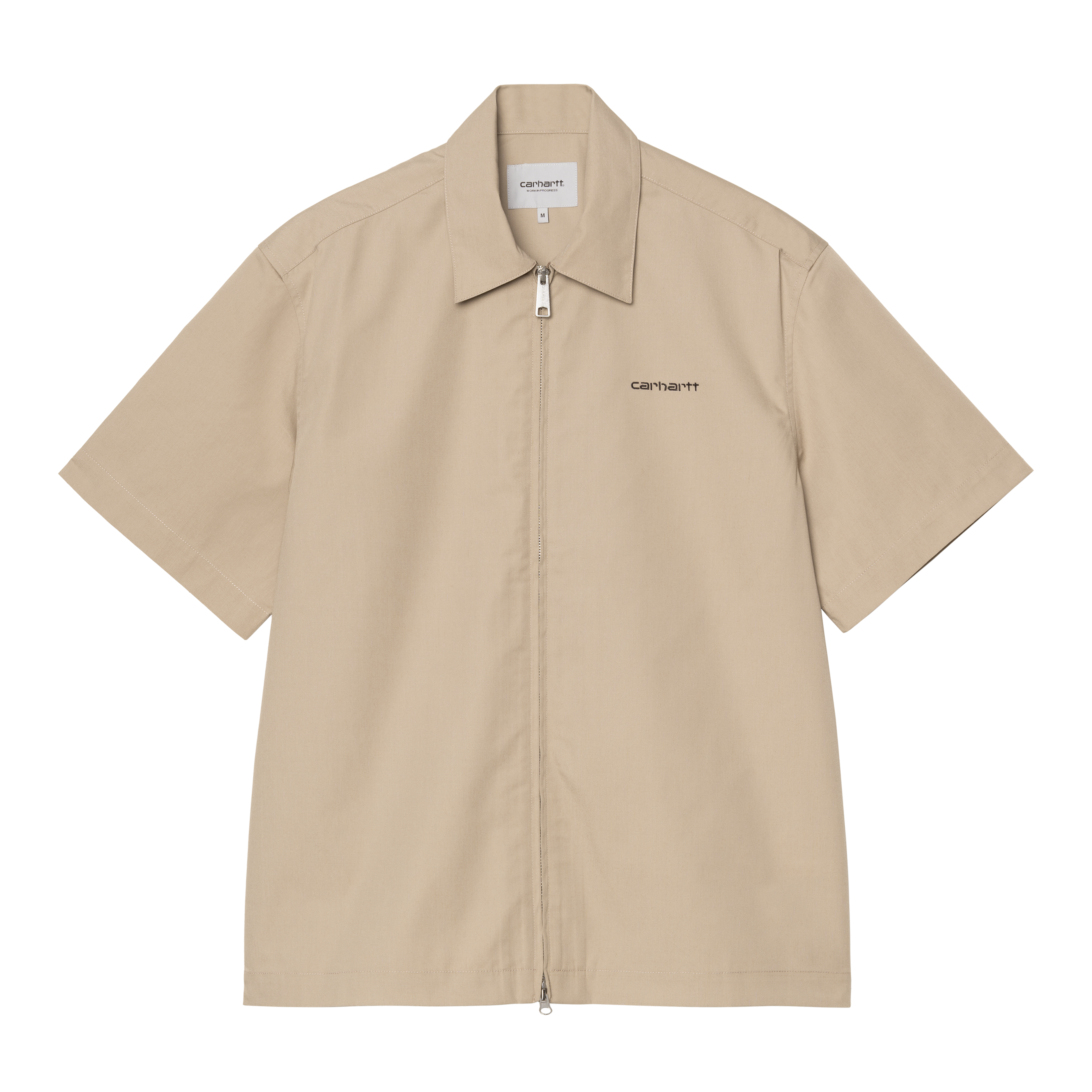 仏CHAPAL PILOT SHIRTSベージュ サイズUK M Carhartt WIP S/S Postal Zip Shirt, Iroko / Black | Official Online