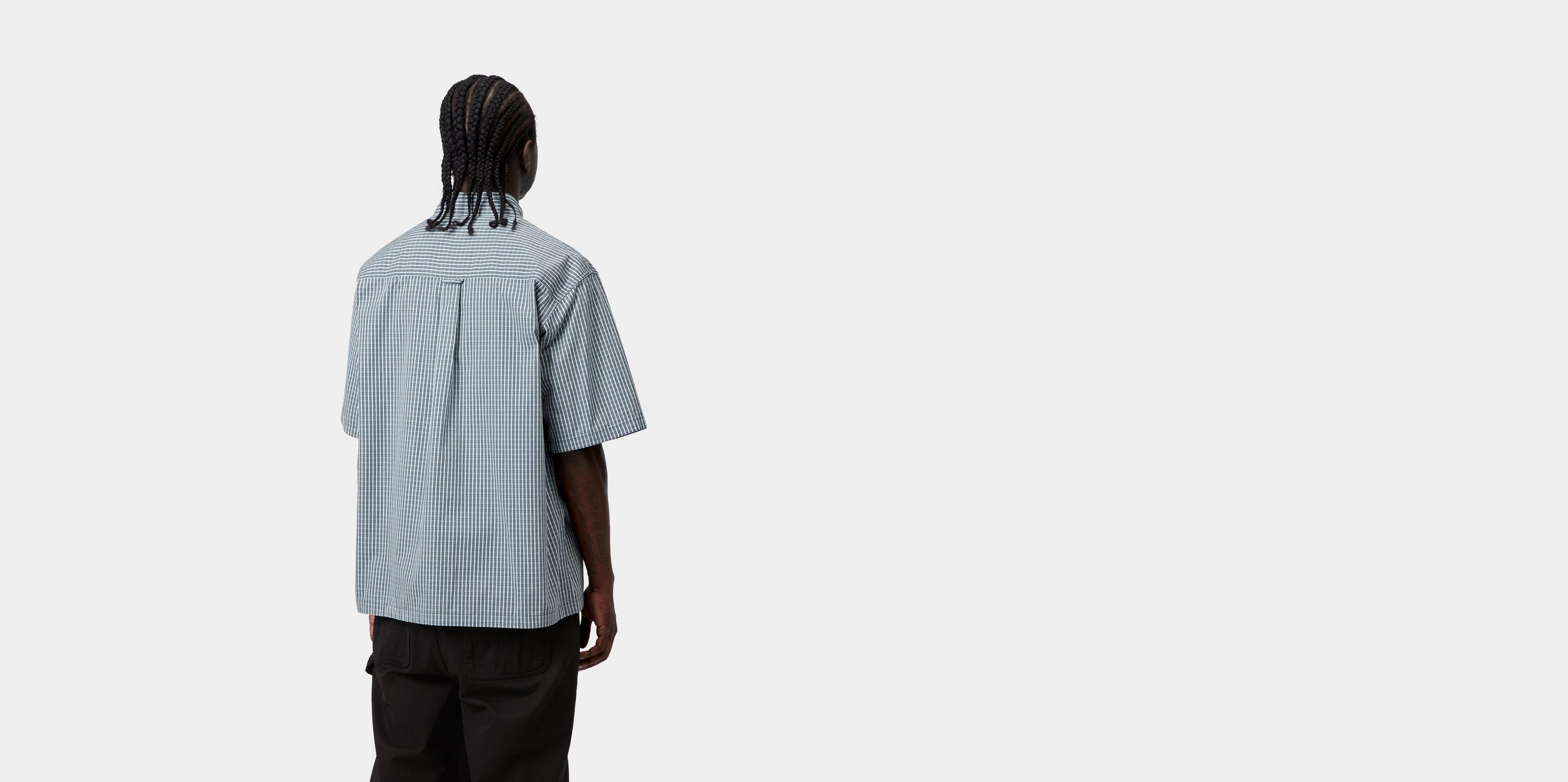 Carhartt WIP S/S Groff Shirt, Groff Check, Blue River | Official 