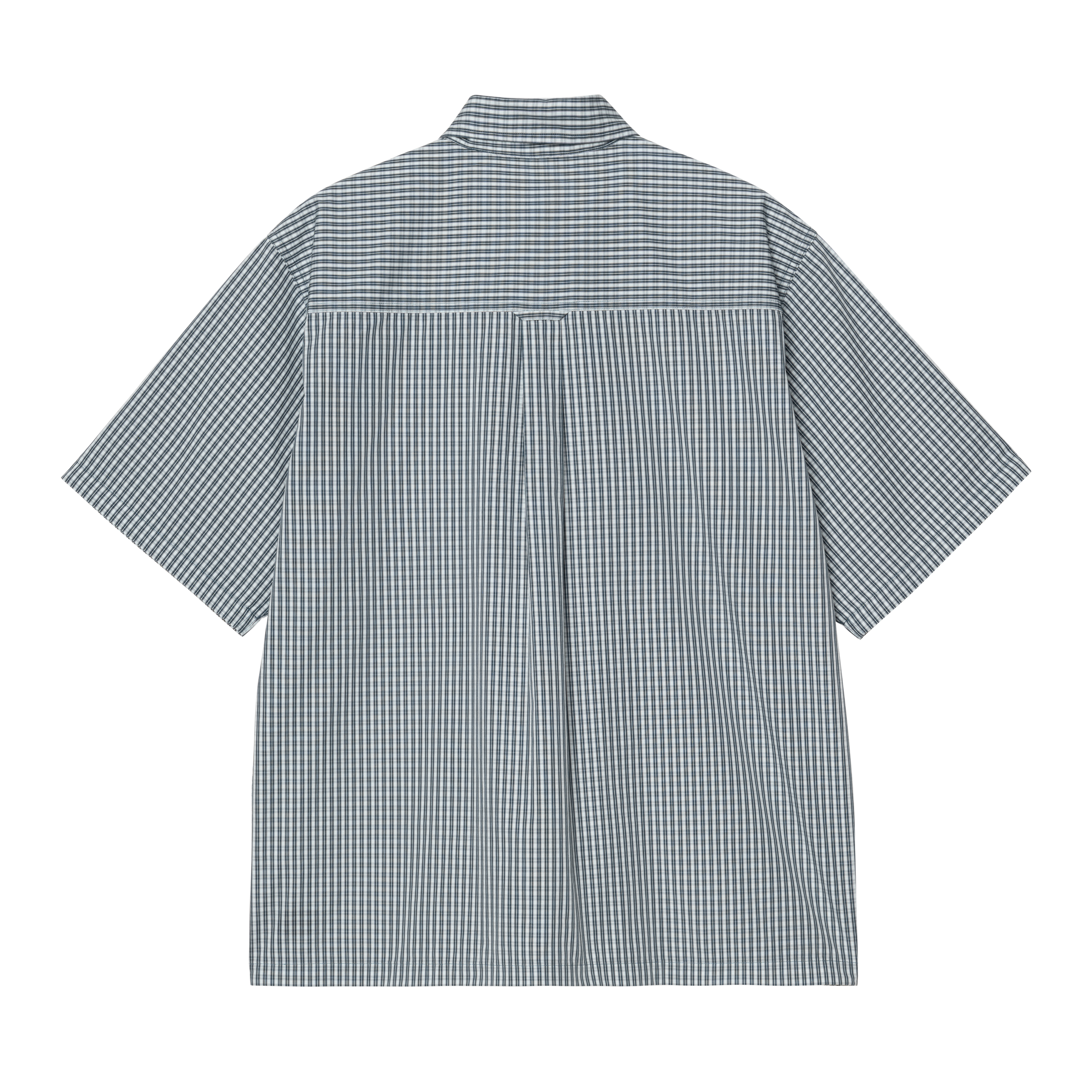 Carhartt WIP S/S Groff Shirt, Groff Check, Blue River | Official 