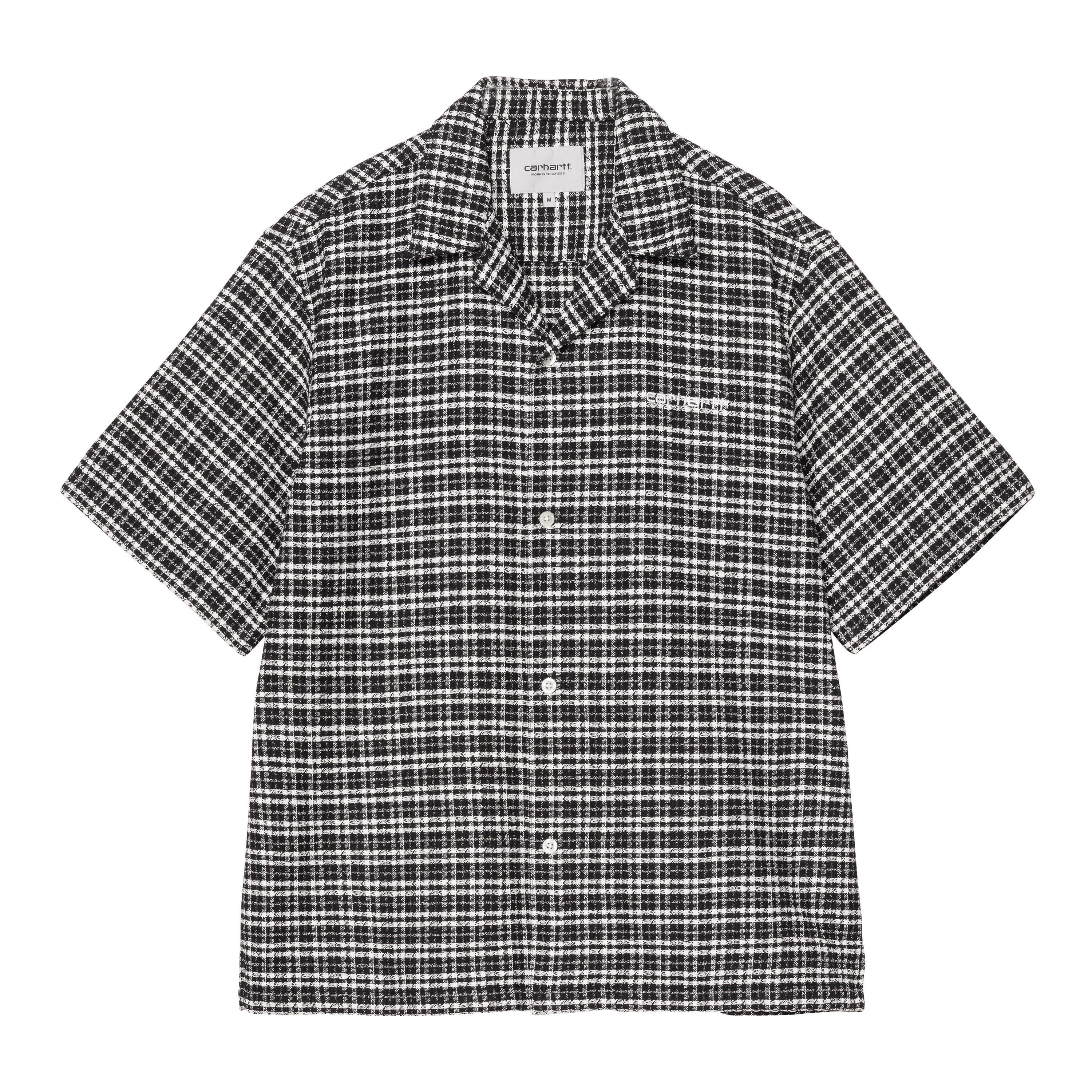 Carhartt WIP S/S Kander Shirt Kander Check, Black | black|multicolor | XS | Men