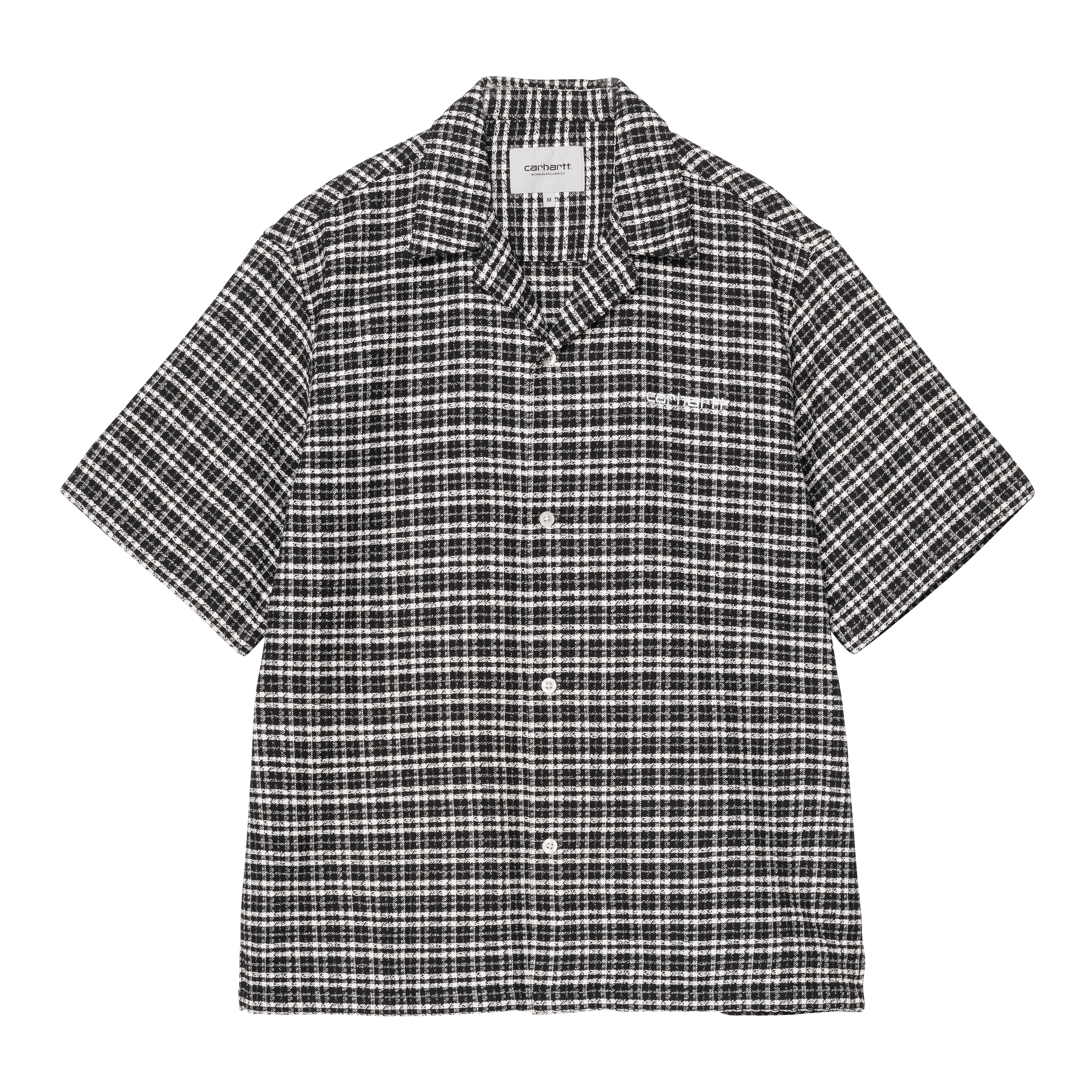 Carhartt WIP S/S Kander Shirt, Kander Check, Black | Official