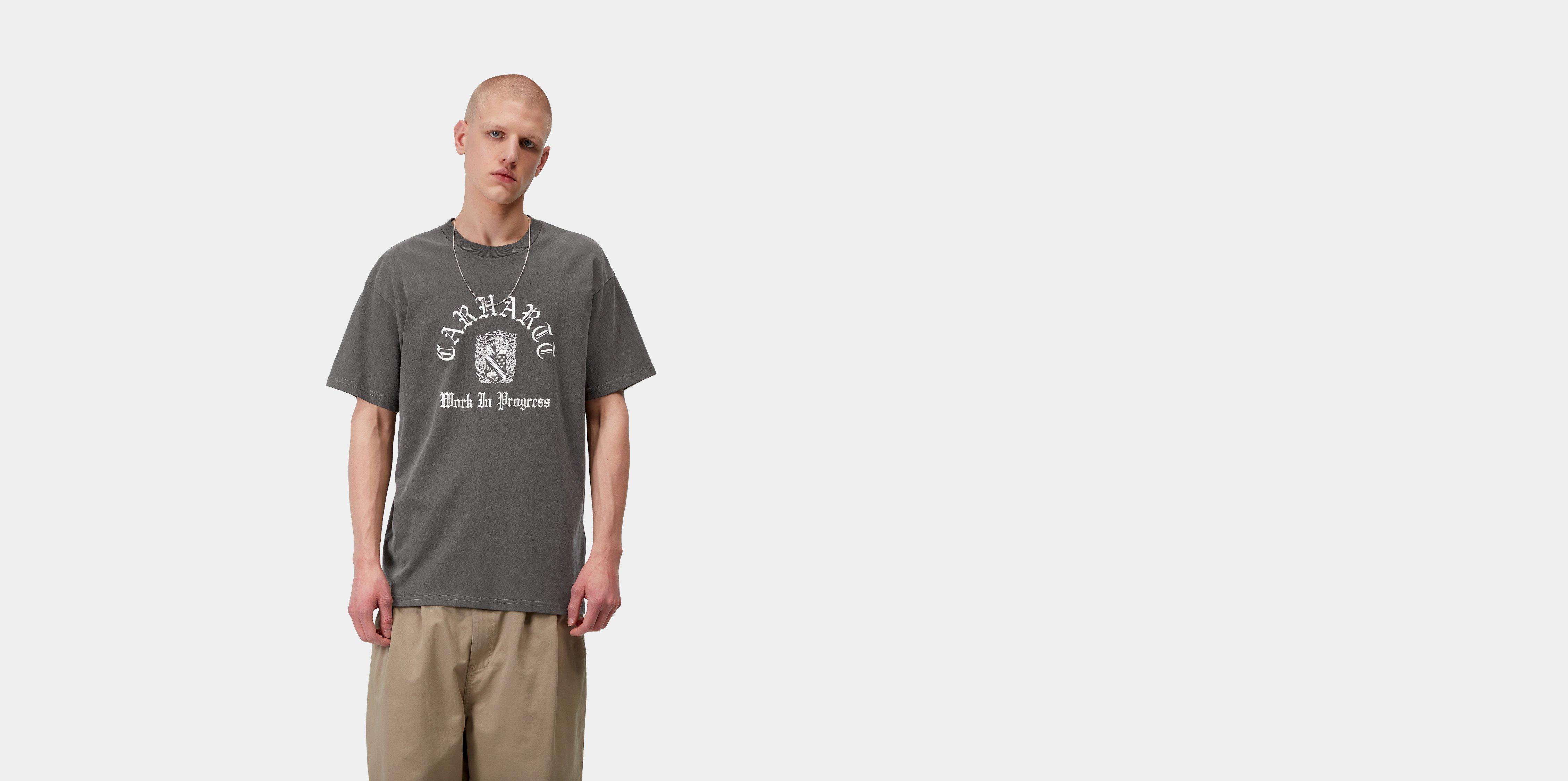 Carhartt WIP S/S Coat Of Arms T-Shirt Black garment dyed | S | Men