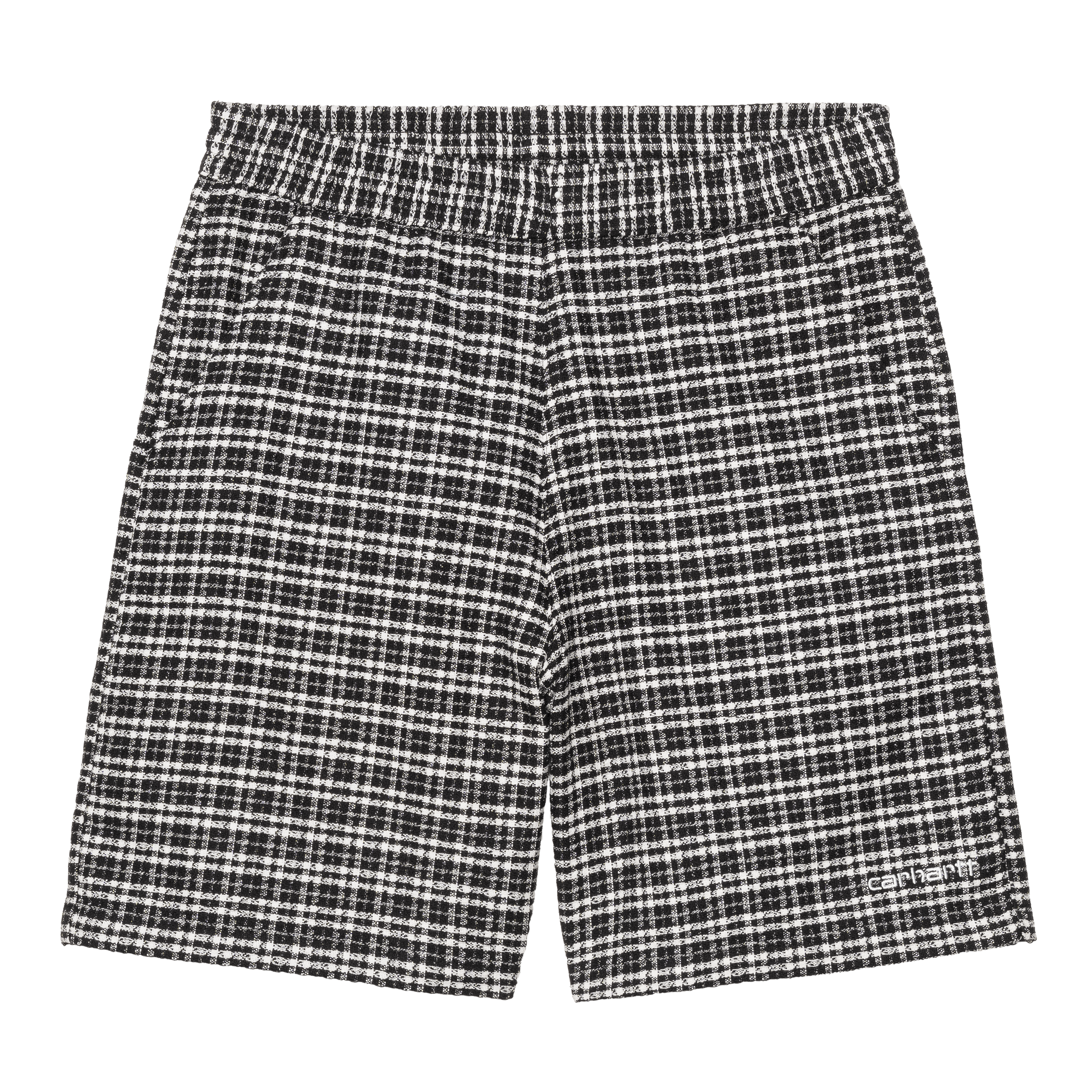 Carhartt WIP Kander Short, Kander Check, Black | Official Online Store