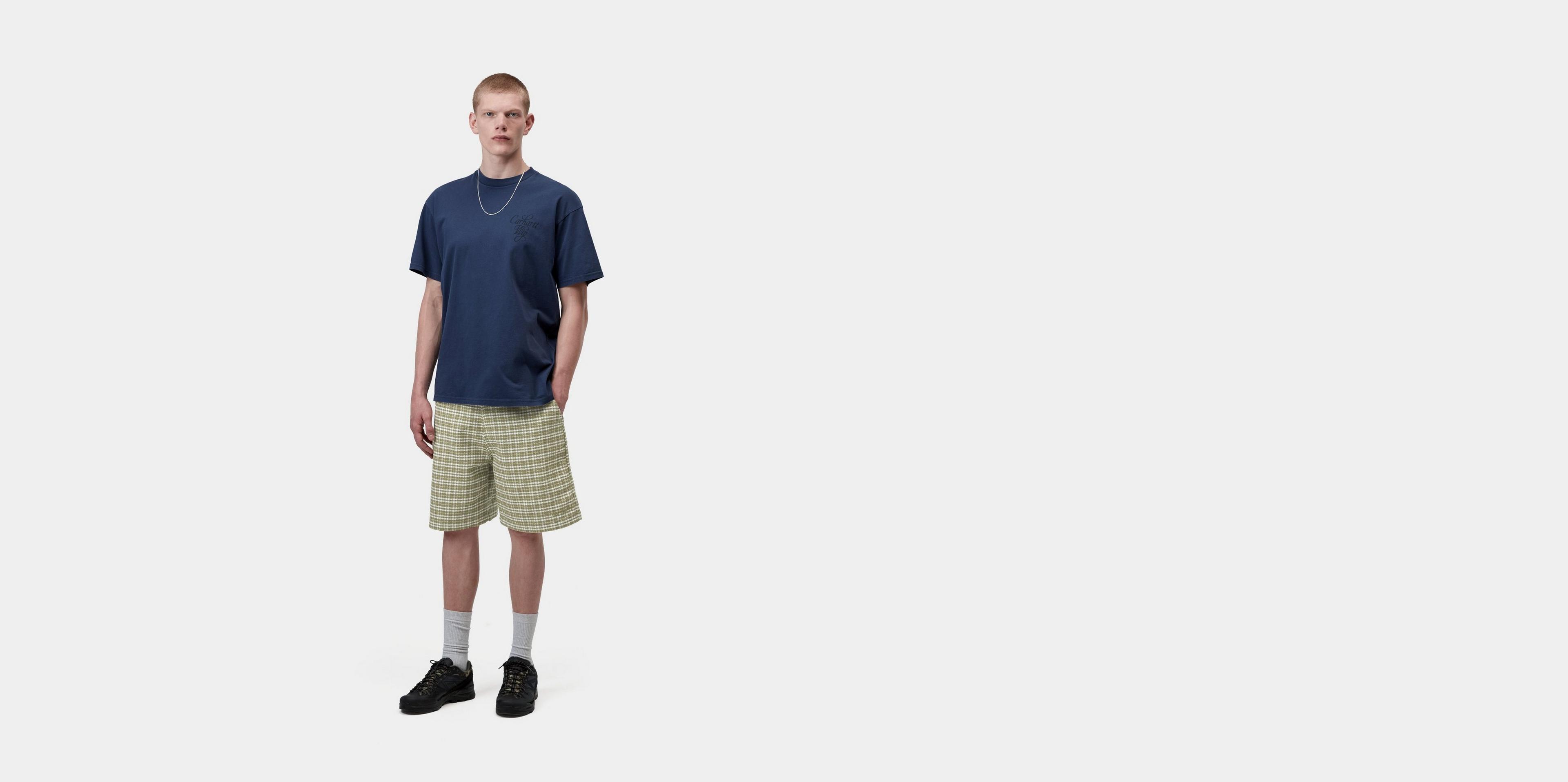 Carhartt WIP Kander Short, Kander Check, Snake | Official Online Store