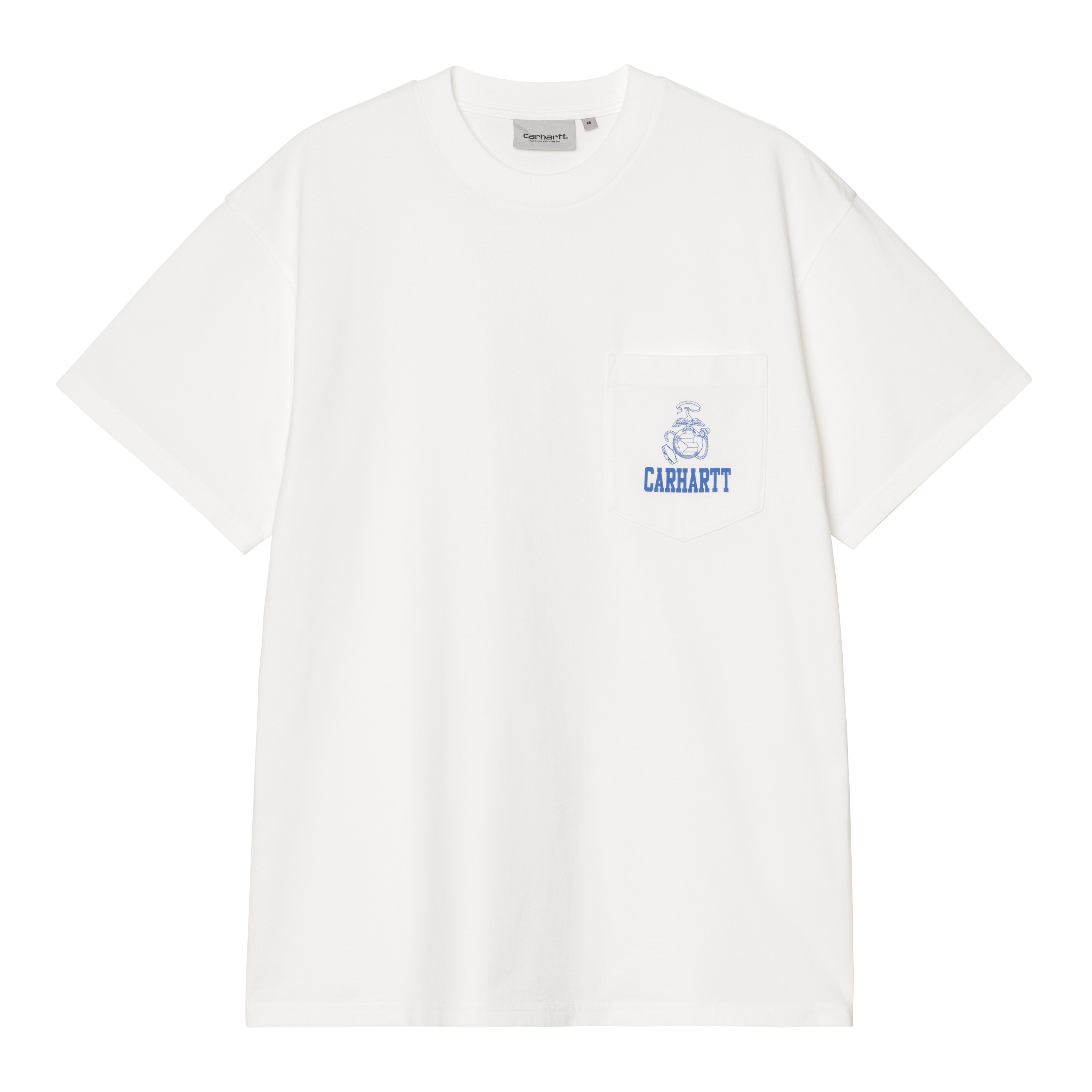 Carhartt WIP S/S Pond Corps Pocket T-Shirt White heavy stone wash | XXL | Men