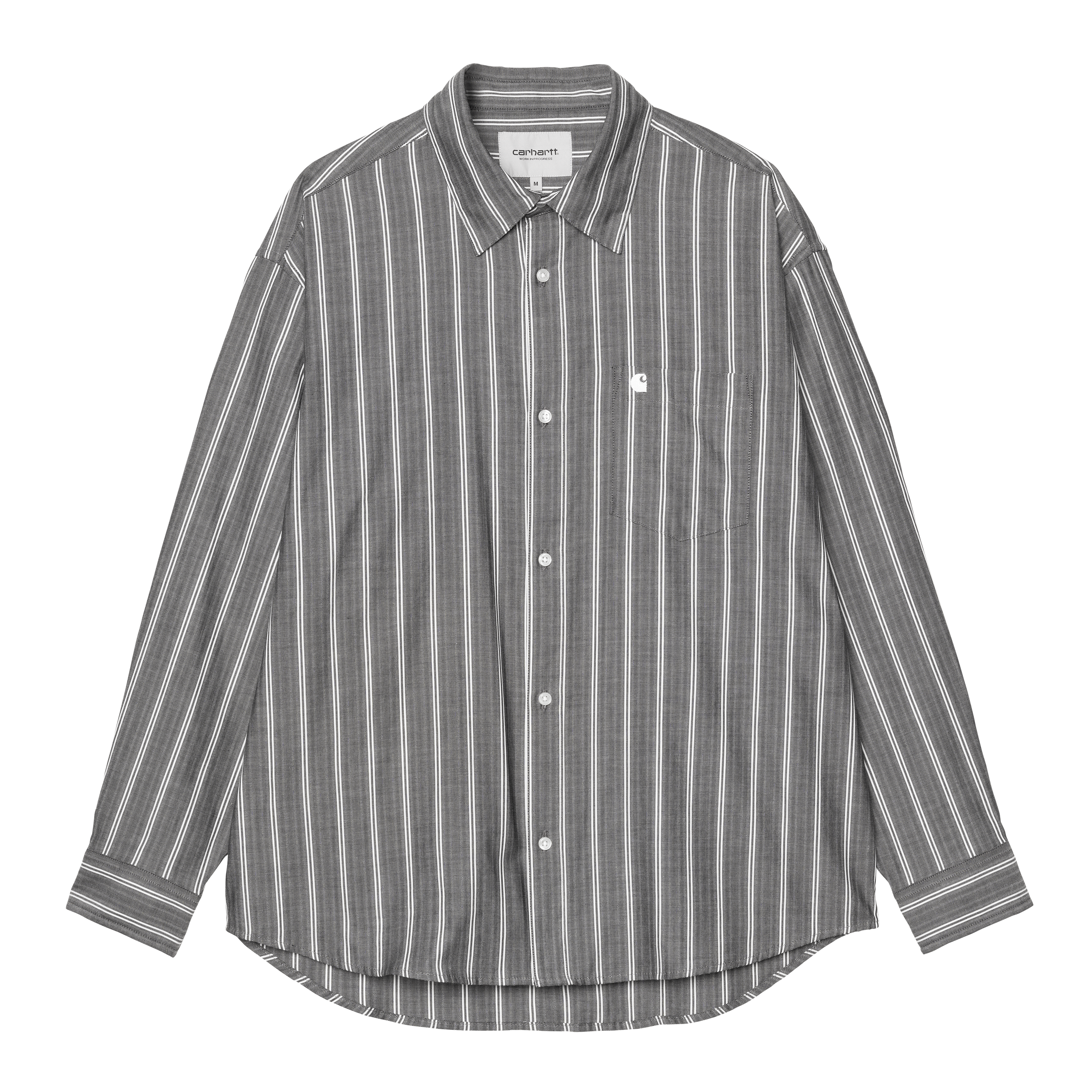 Carhartt WIP L/S Beale Shirt, Beale Stripe, Black / White 