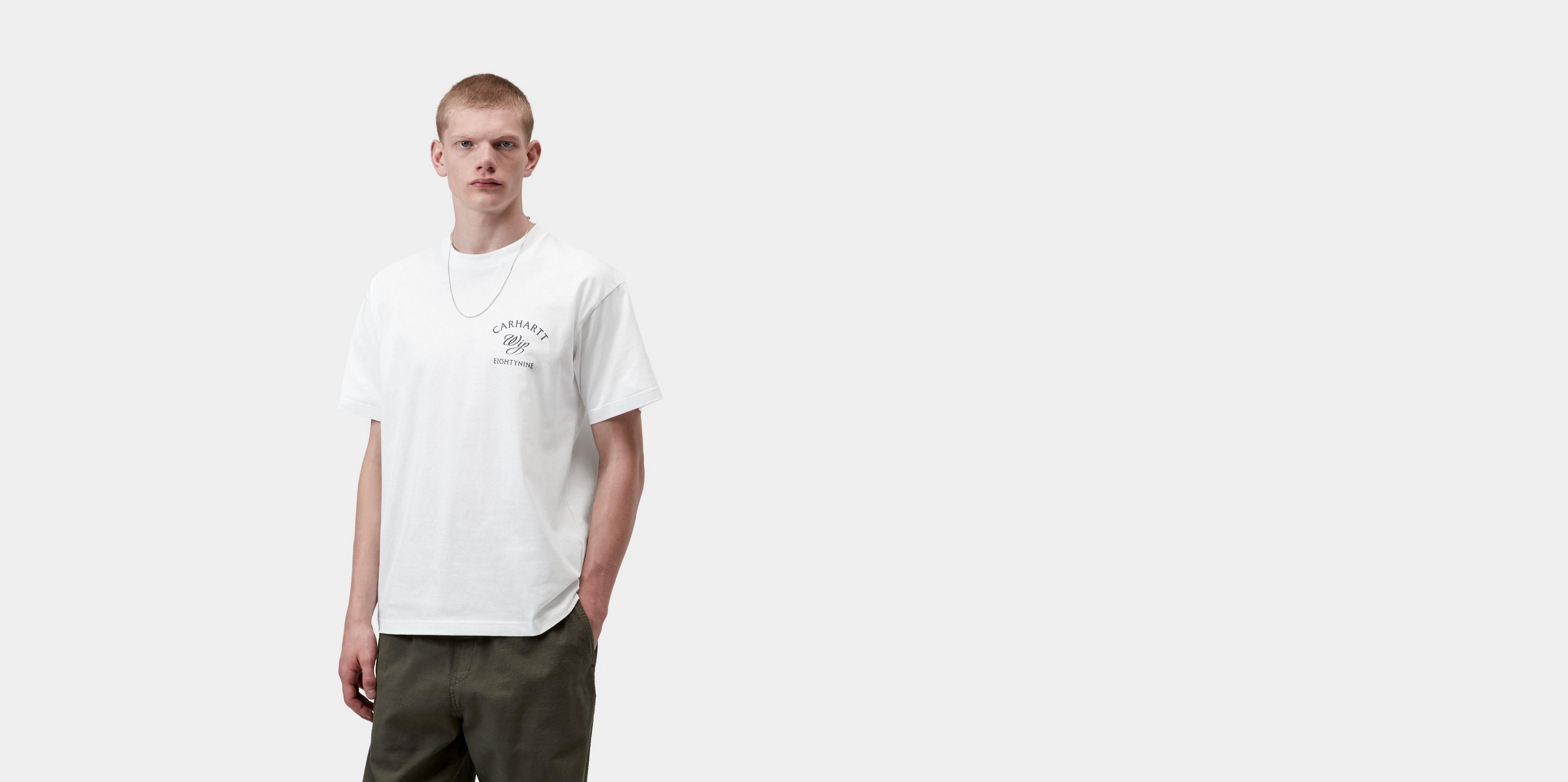 Carhartt WIP S/S Eightynine T-Shirt, White | Official Online Store