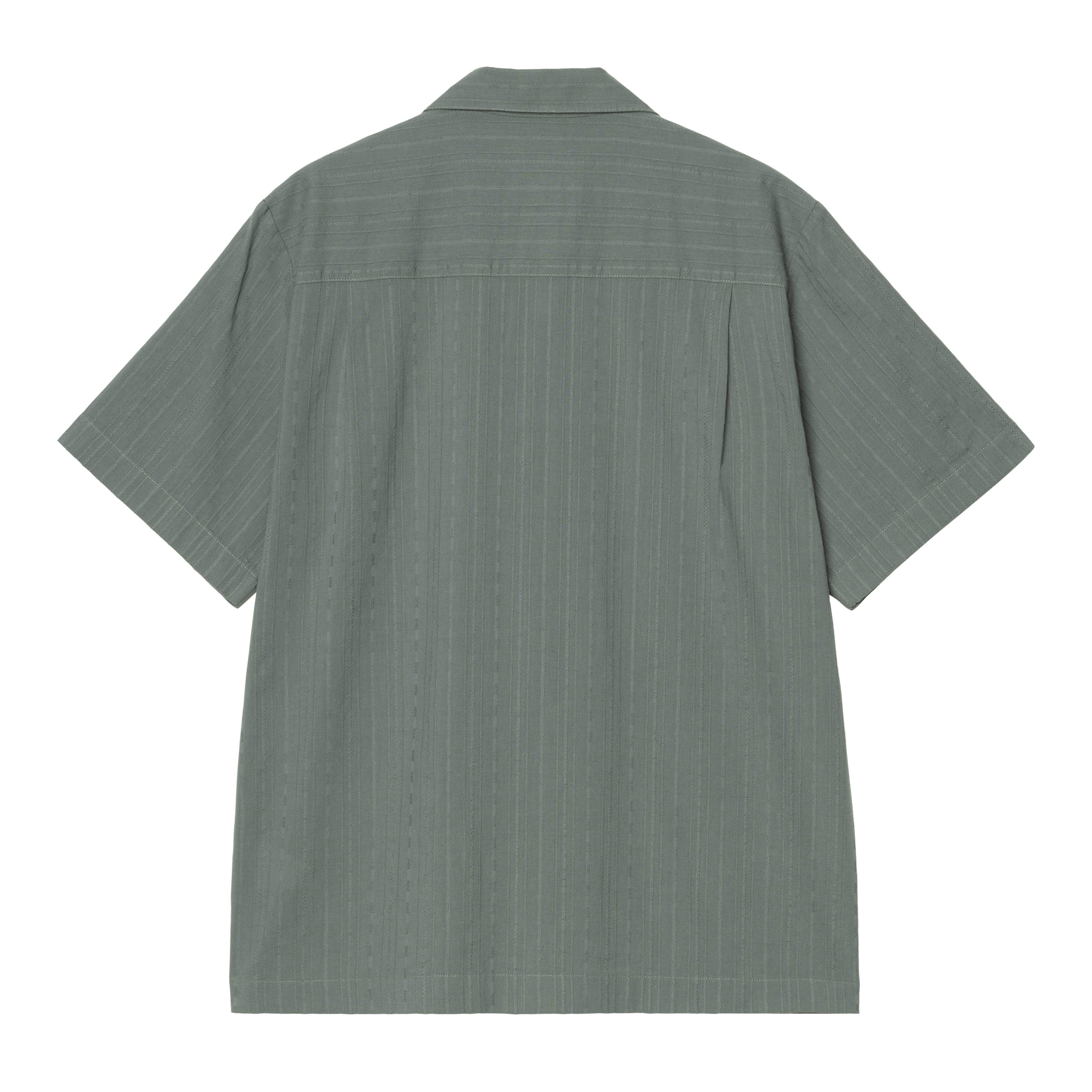 Carhartt WIP S/S Postal Zip Shirt, Black / Wax | Official Online Store