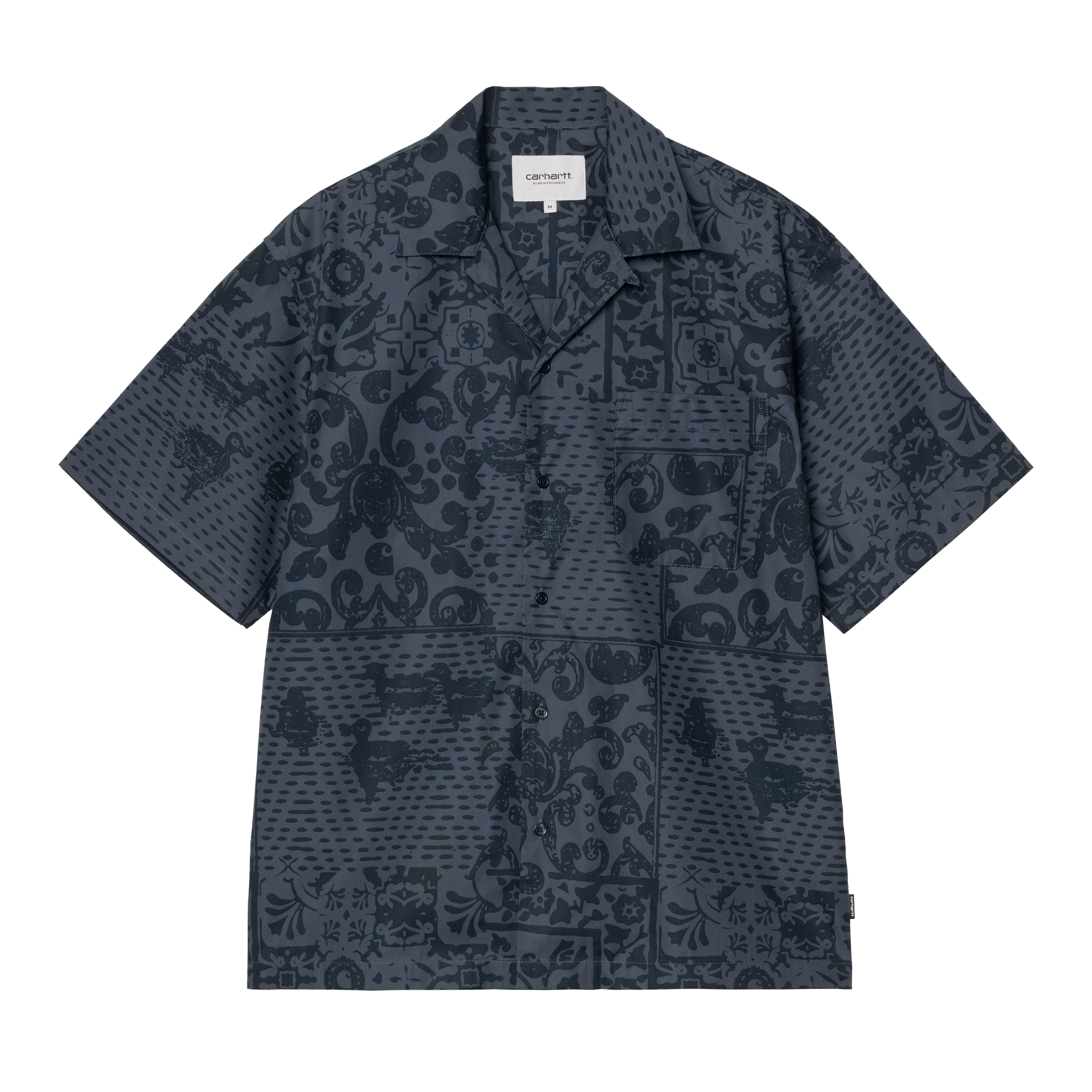 Carhartt WIP S/S Vestige Shirt Vestige, Blue | blue|black | S | Men