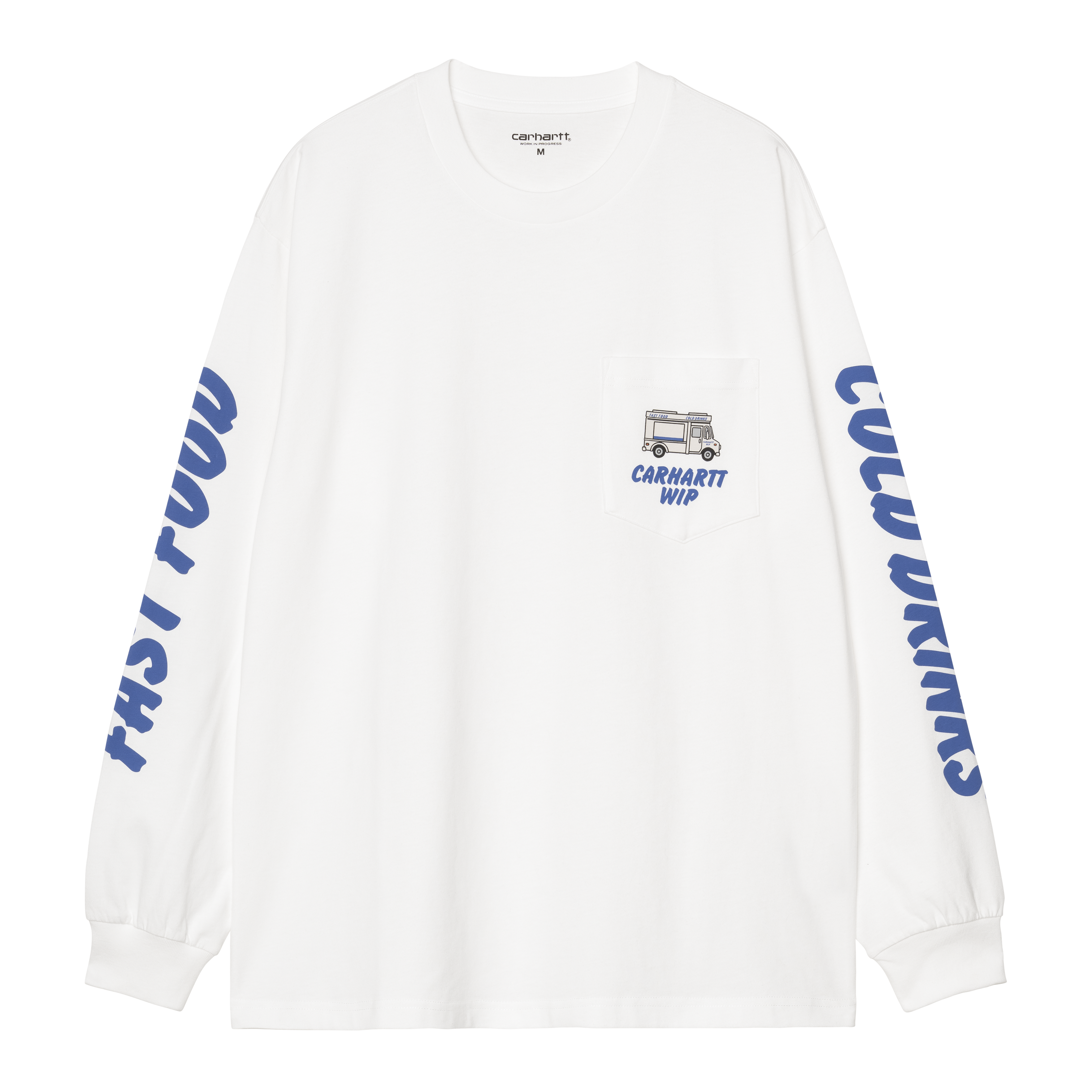 『ELECTRIC×DRT』VARIAL DRY L/S TEE White Carhartt WIP L/S Cold Drinks T-Shirt, White | Official Online Store