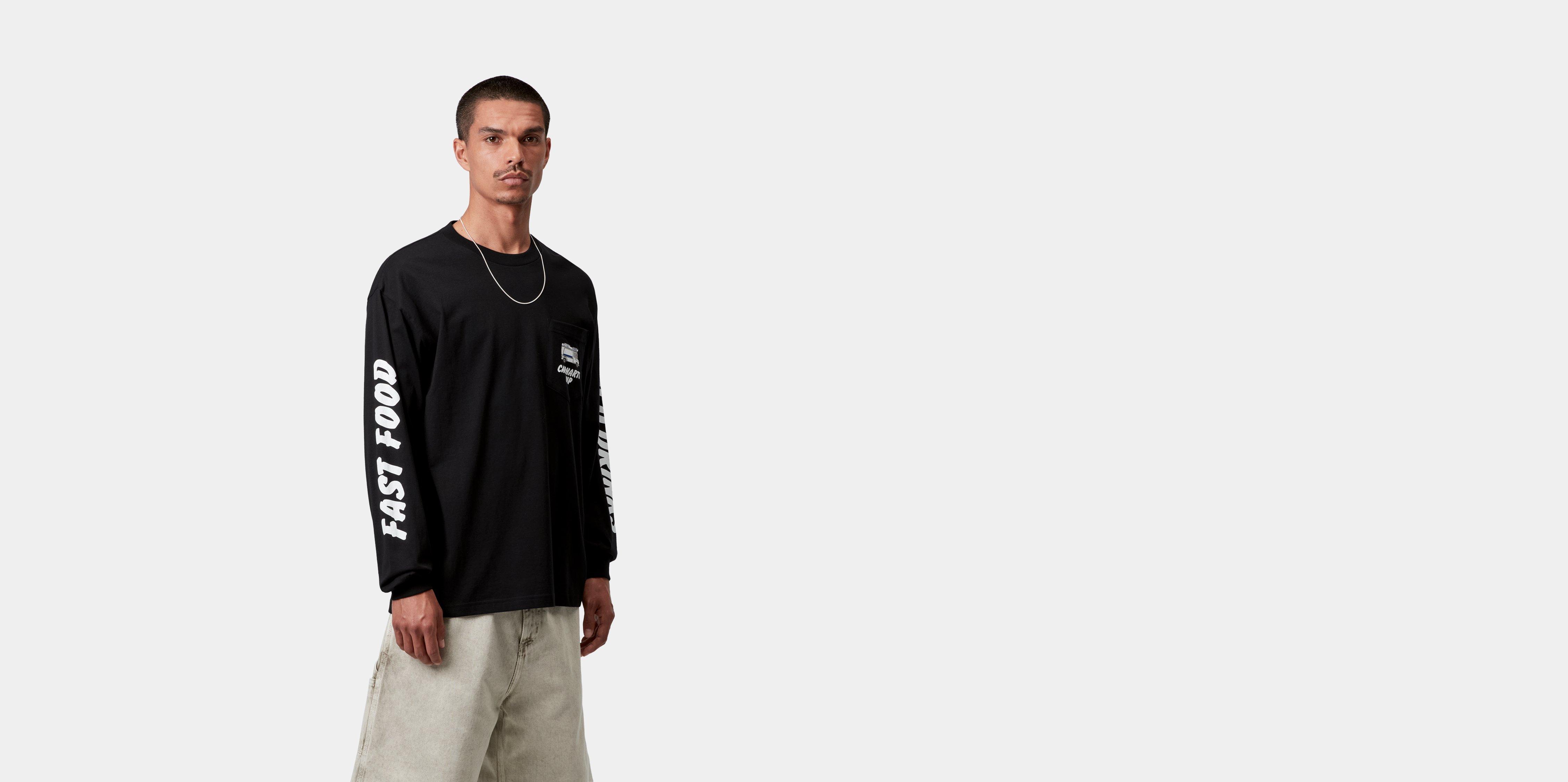 Carhartt WIP L/S Cold Drinks T-Shirt Black | M | Men