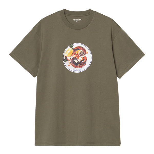 S/S Octopus T-Shirt Leaf