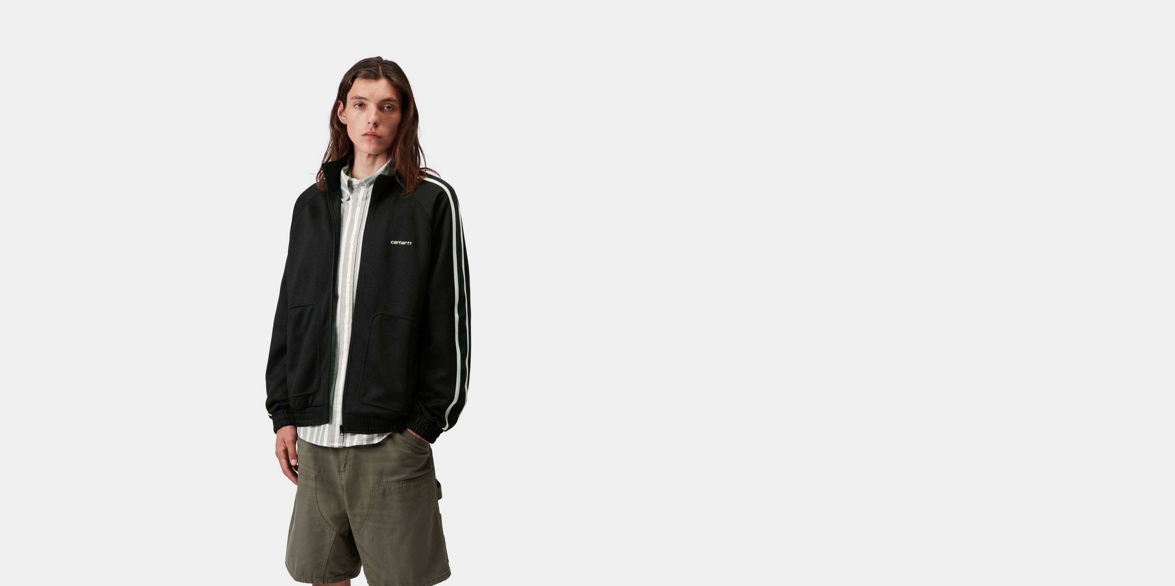 Carhartt WIP Bolar Sweat Jacket, Black / Wax | Boutique en ligne officielle