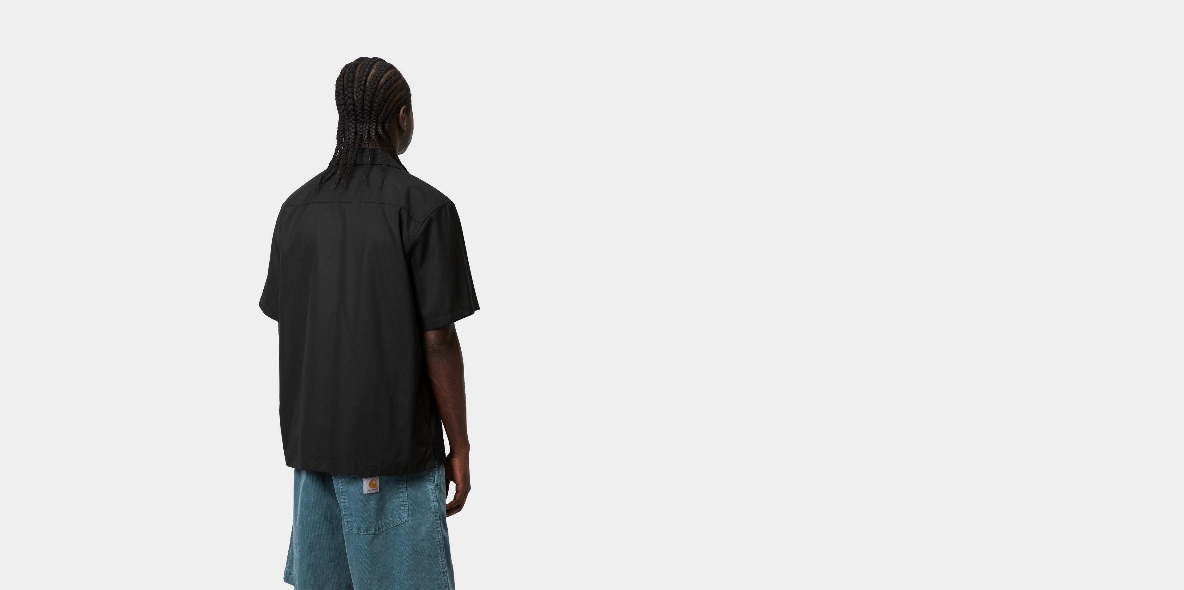 Carhartt WIP S/S Signet Shirt, Black | Official Online Store