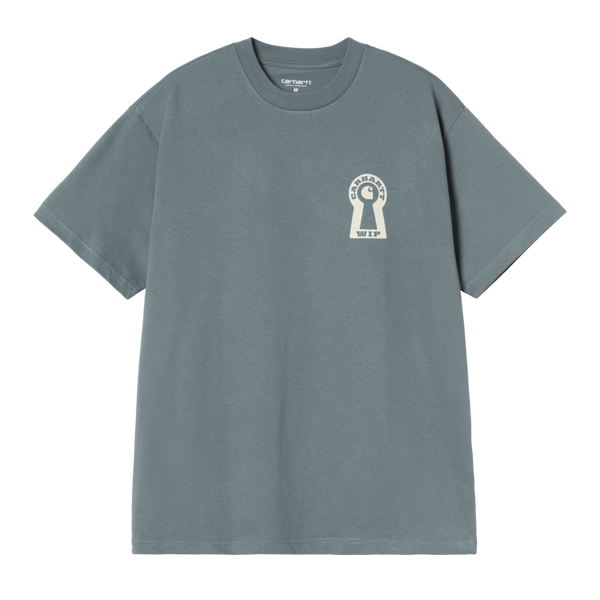 S/S Locked T-Shirt Cozy Blue
