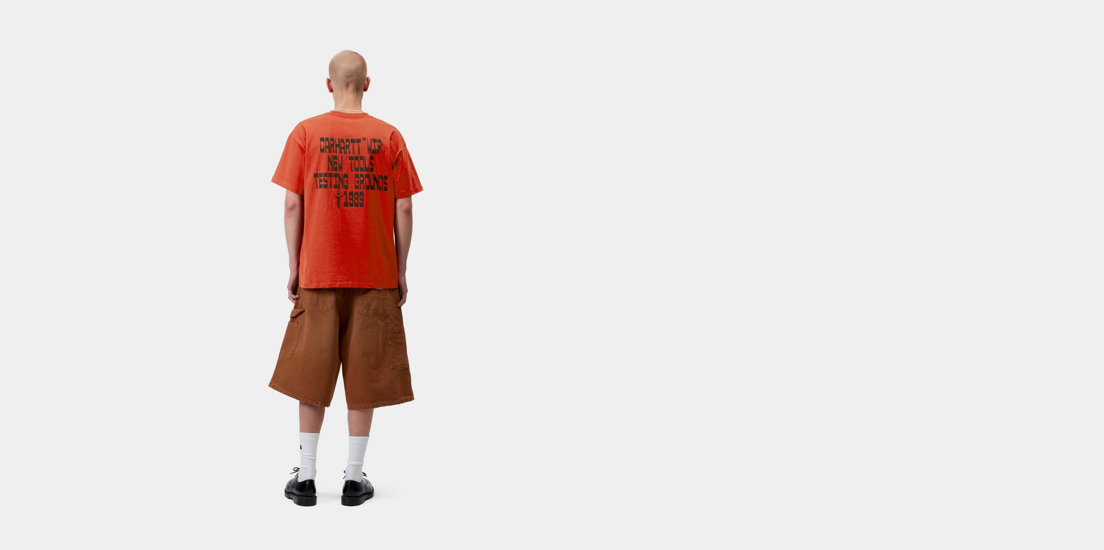 Carhartt WIP S/S Blocks T-Shirt, Oxide Red | Official Online Store