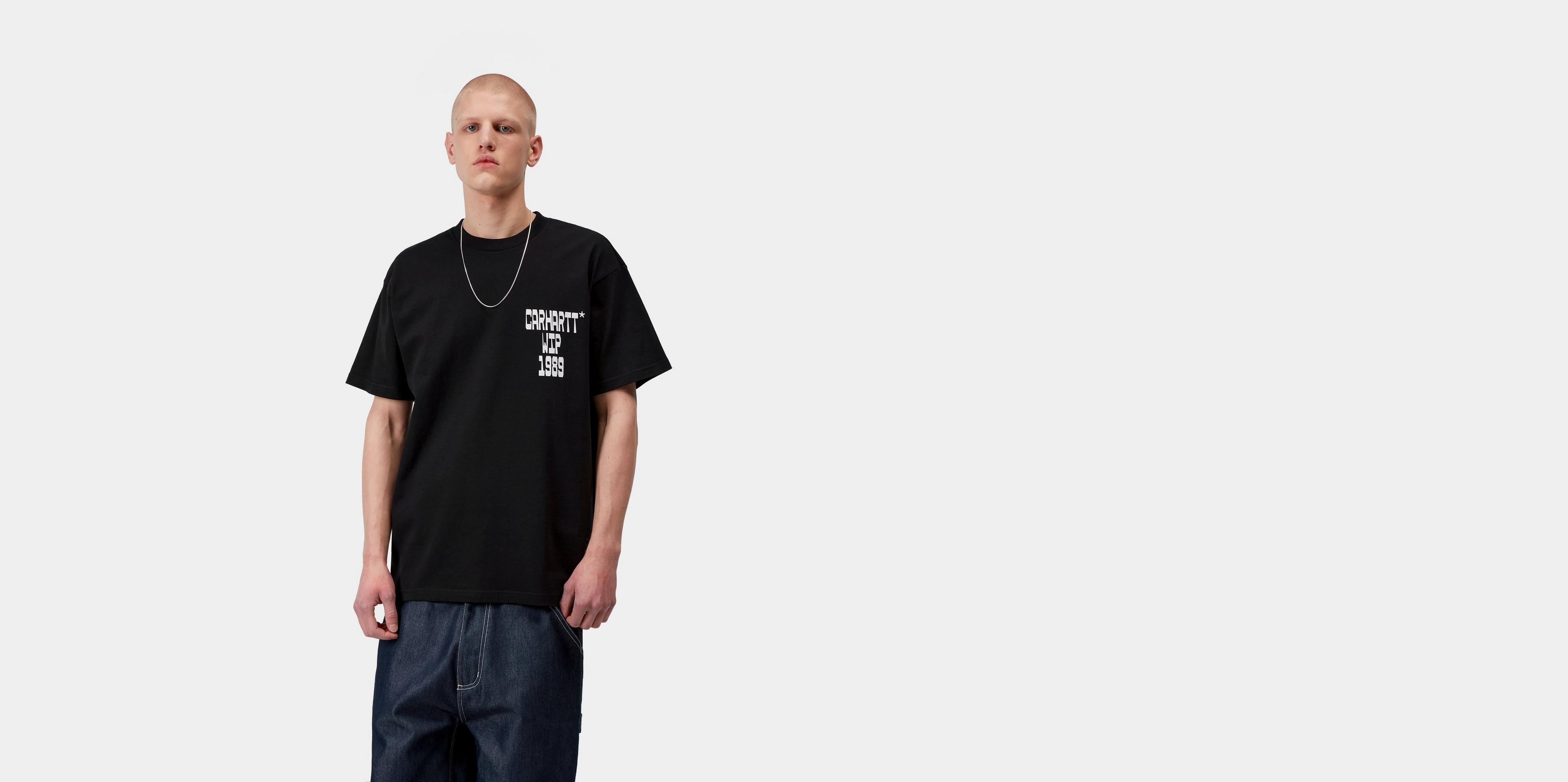 Carhartt WIP S/S Blocks T-Shirt, Black | Official Online Store