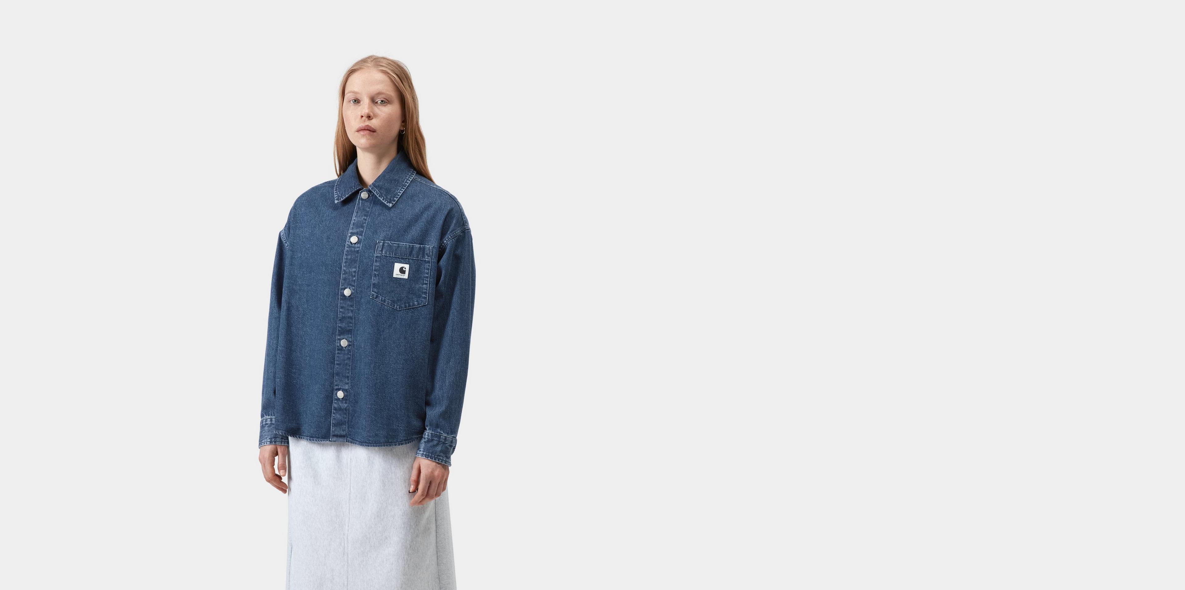 Carhartt WIP Women's Alta Shirt Jac, Blue | Official Online Store