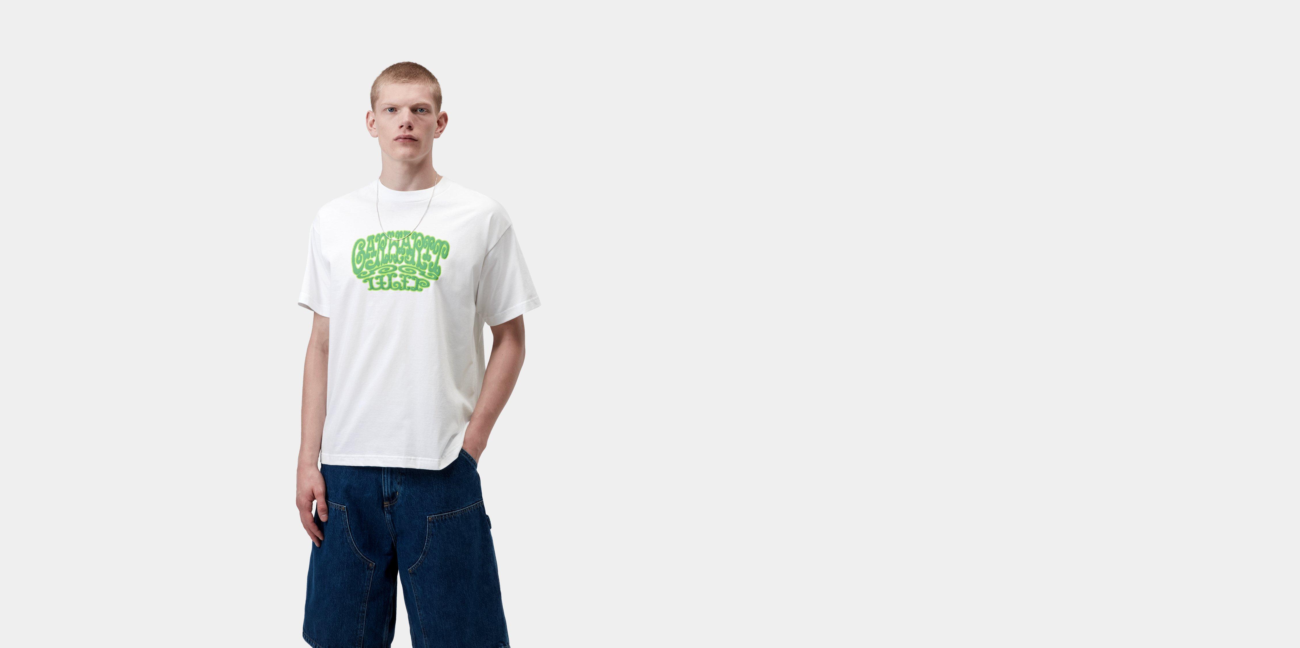 Carhartt WIP S/S Tipsy Type T-Shirt White | S | Men