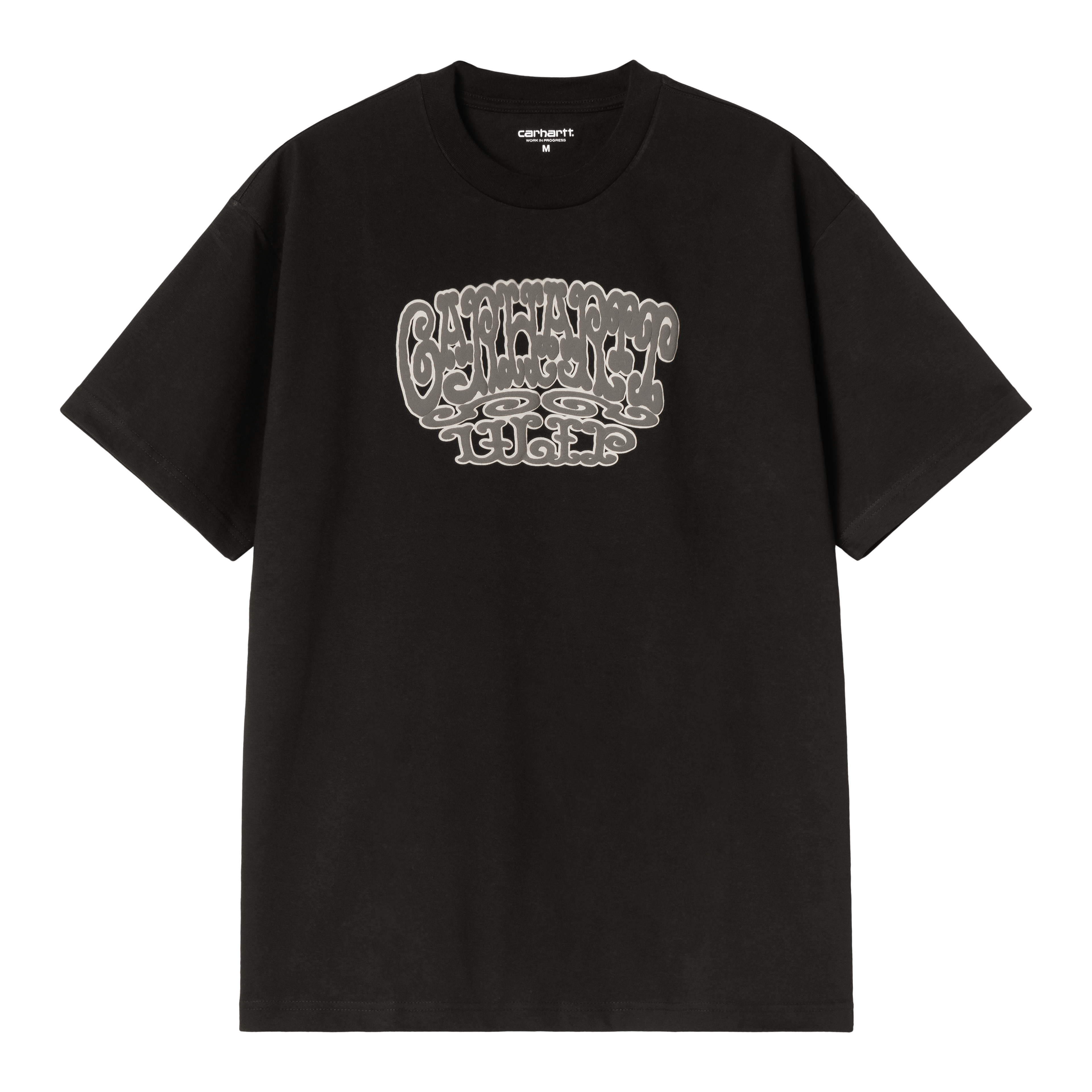 Carhartt WIP S/S Postal Zip Shirt, Black / Wax | Official Online Store