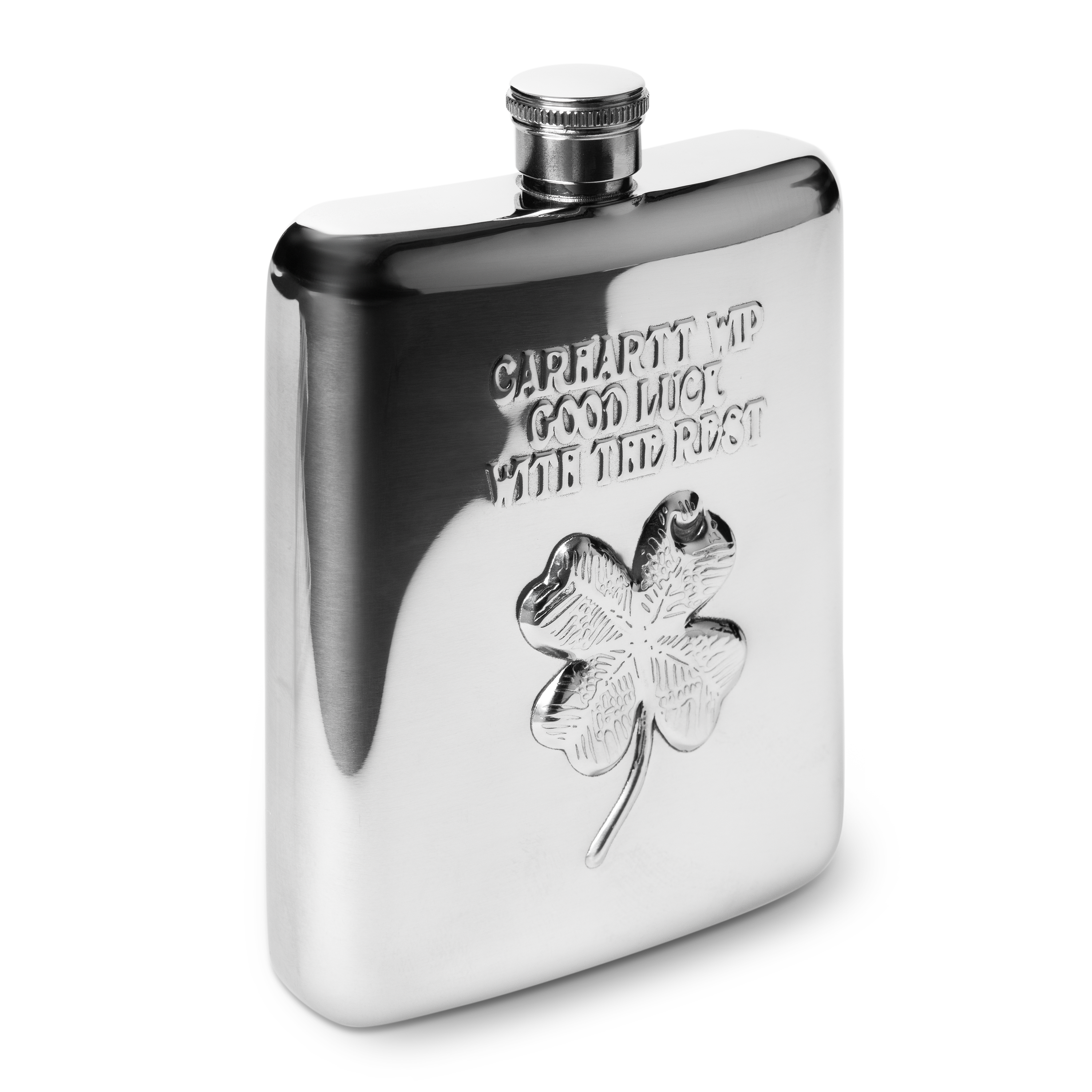 Carhartt WIP Clover Flask Silver | grey