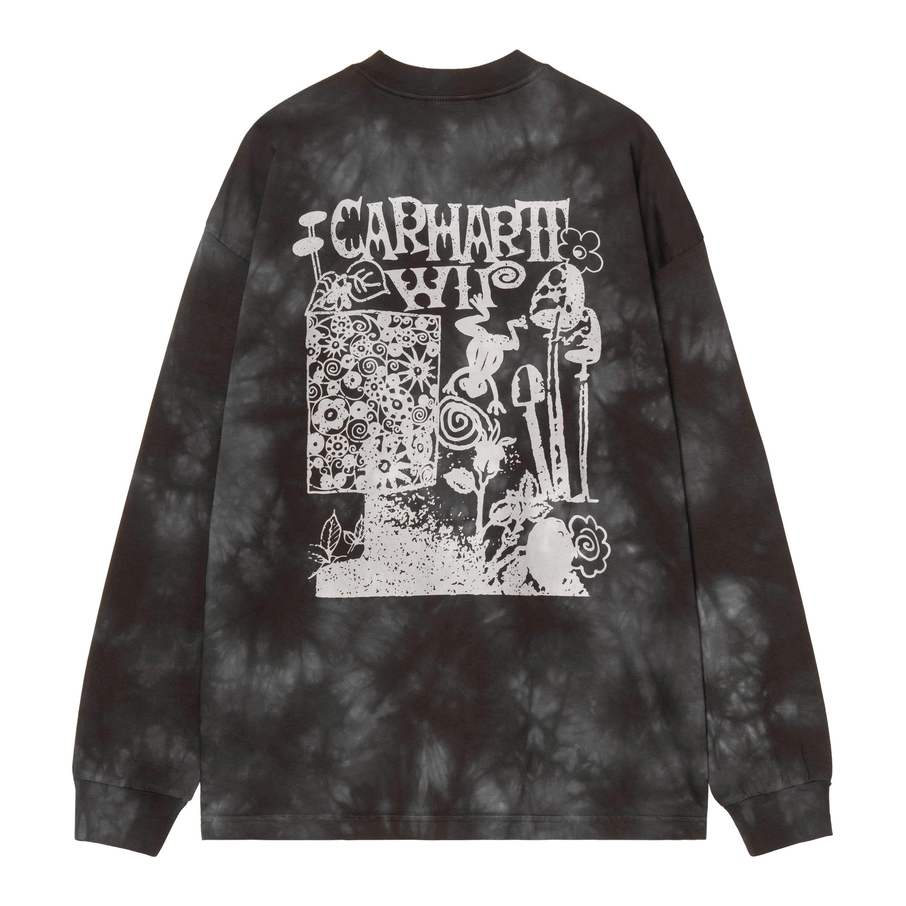Carhartt WIP L/S Radiate T-Shirt, Yosemite / Obsidian | Official