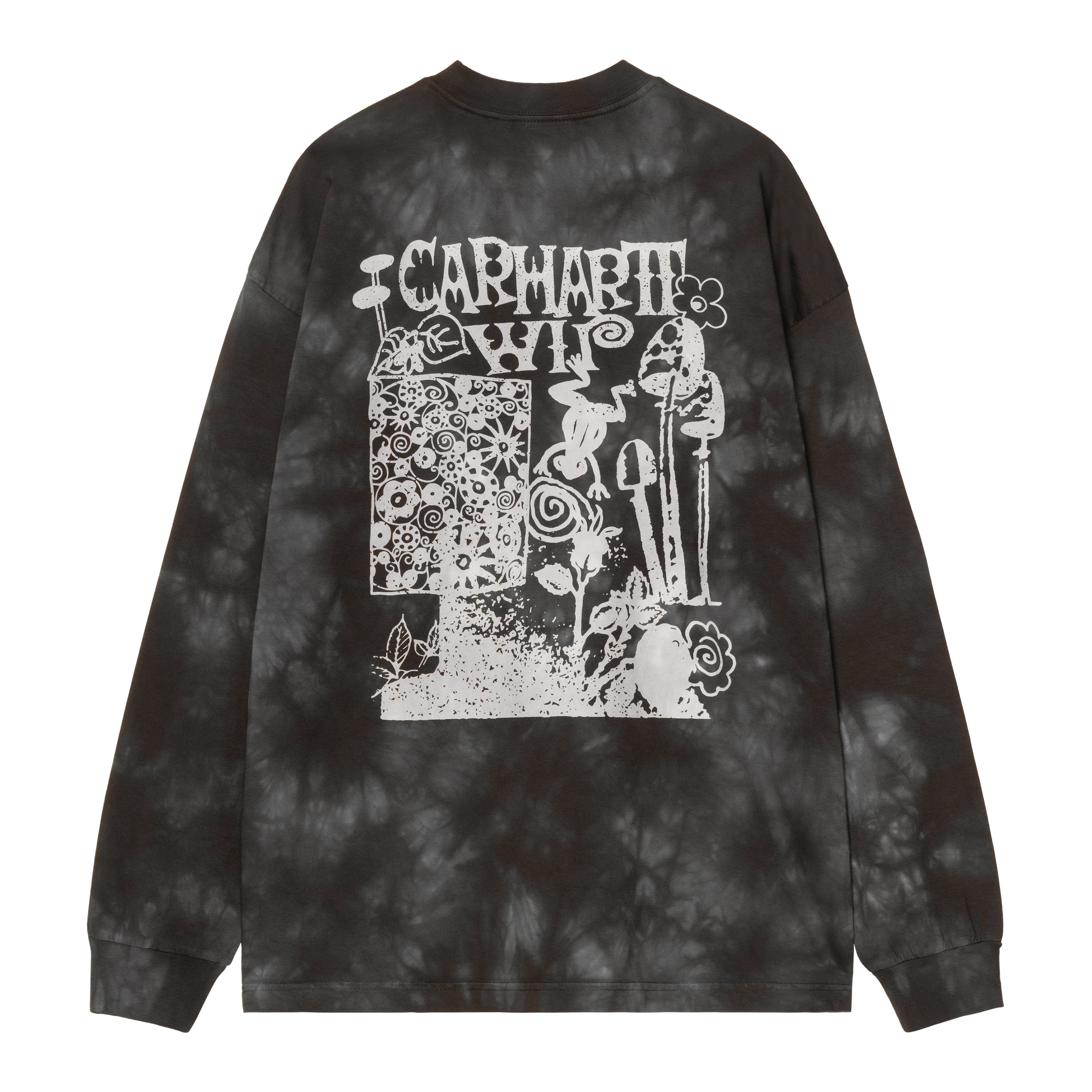 Carhartt WIP L/S Radiate T-Shirt, Yosemite / Obsidian | Official