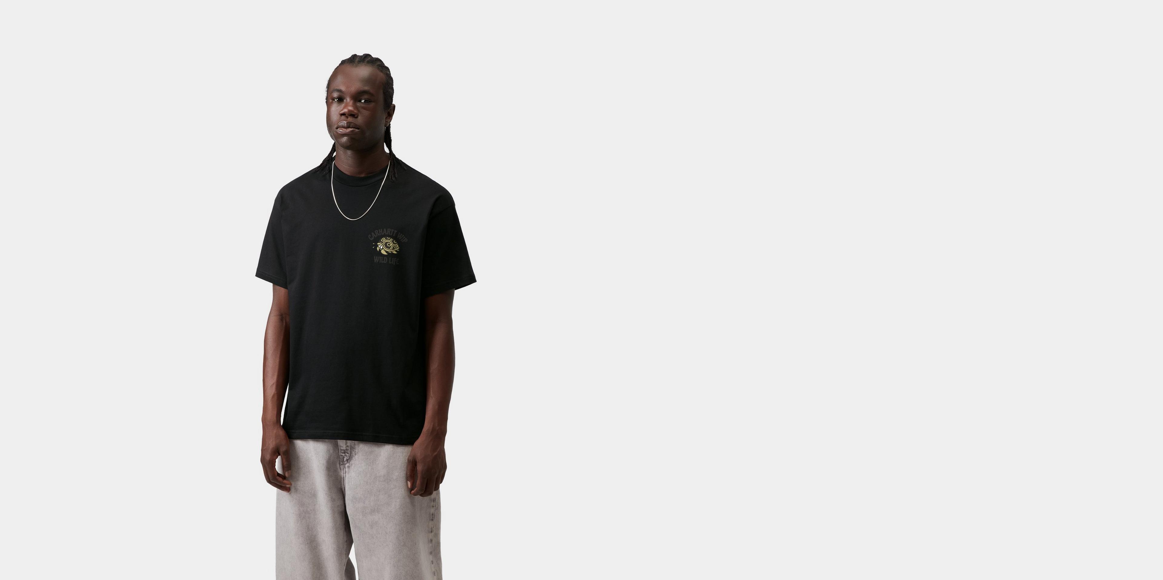 Carhartt WIP S/S Wild Life T-Shirt, Black | Official Online Store