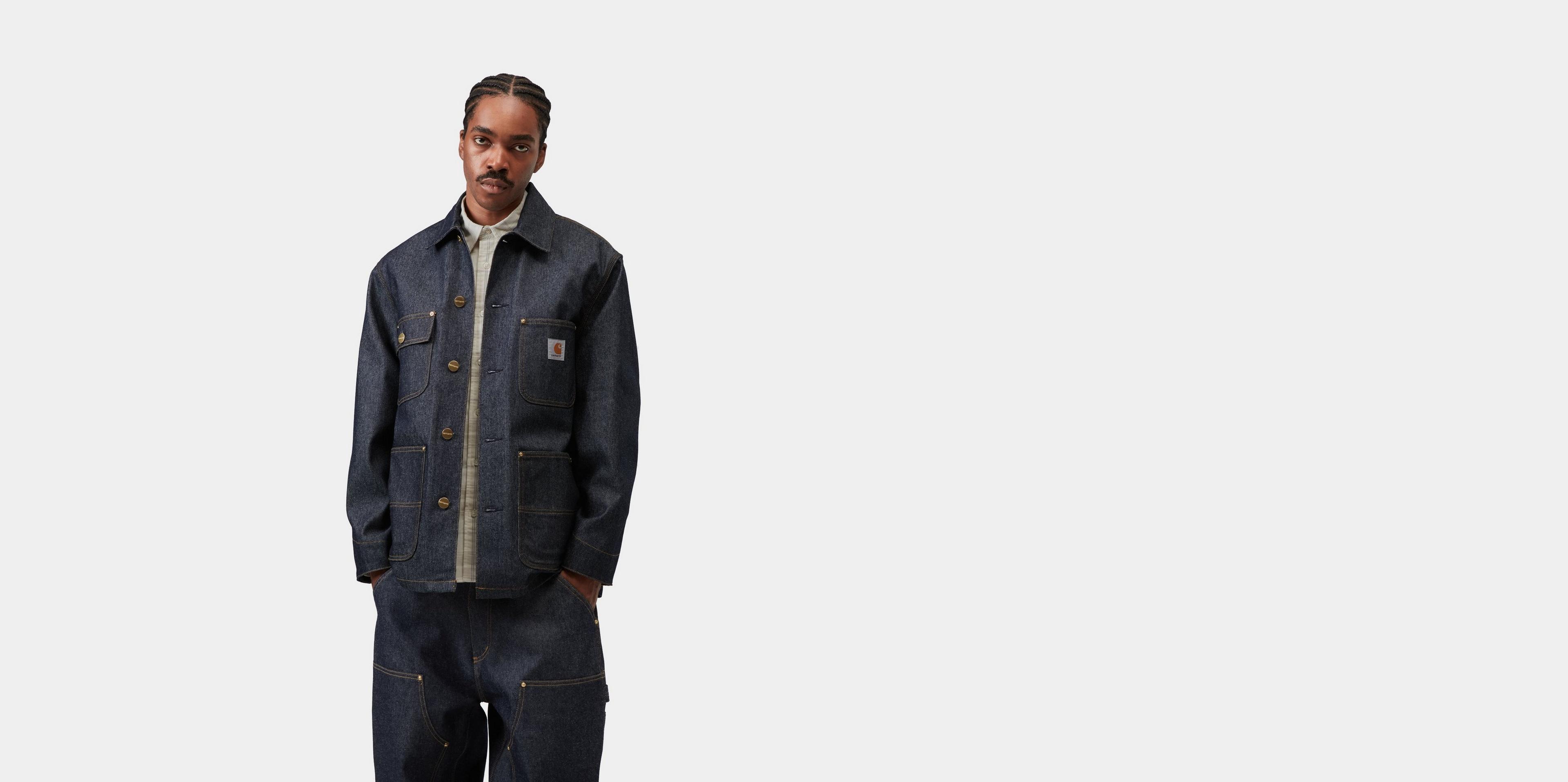 Carhartt WIP Aden Chore Coat, Blue | Official Online Store