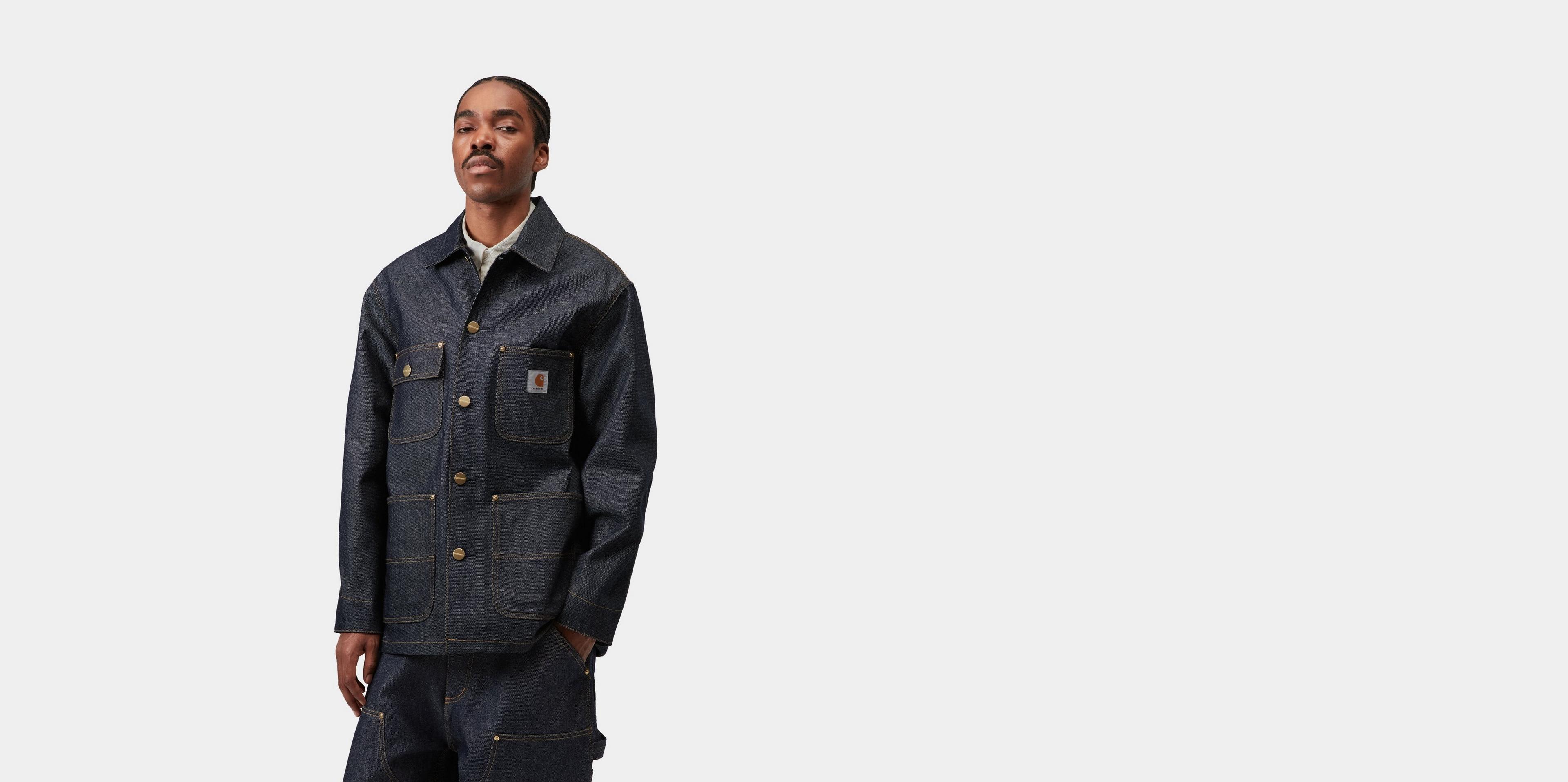 Carhartt WIP Aden Chore Coat, Blue | Official Online Store