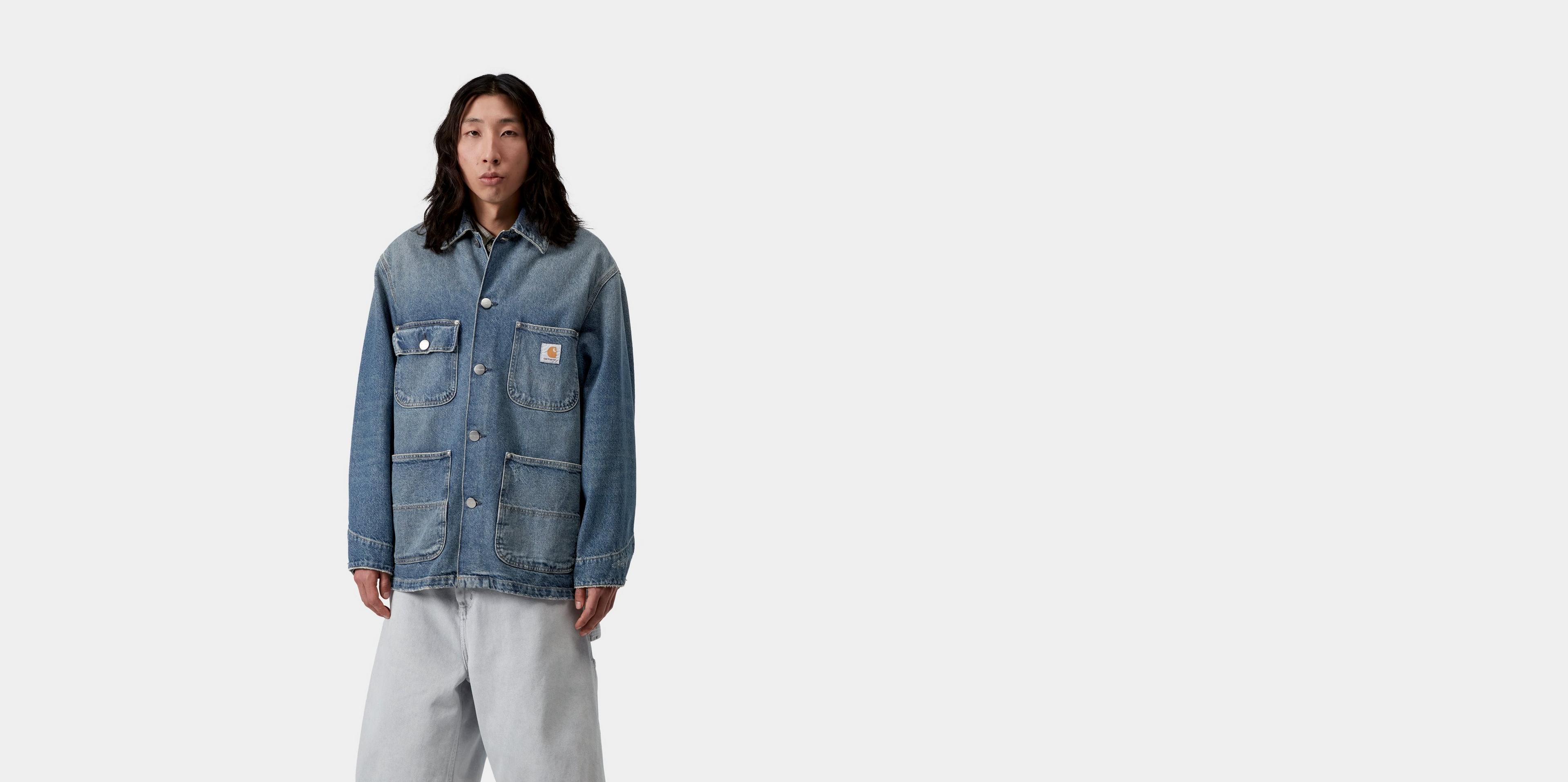 Carhartt WIP Aden Chore Coat, Blue | Official Online Store